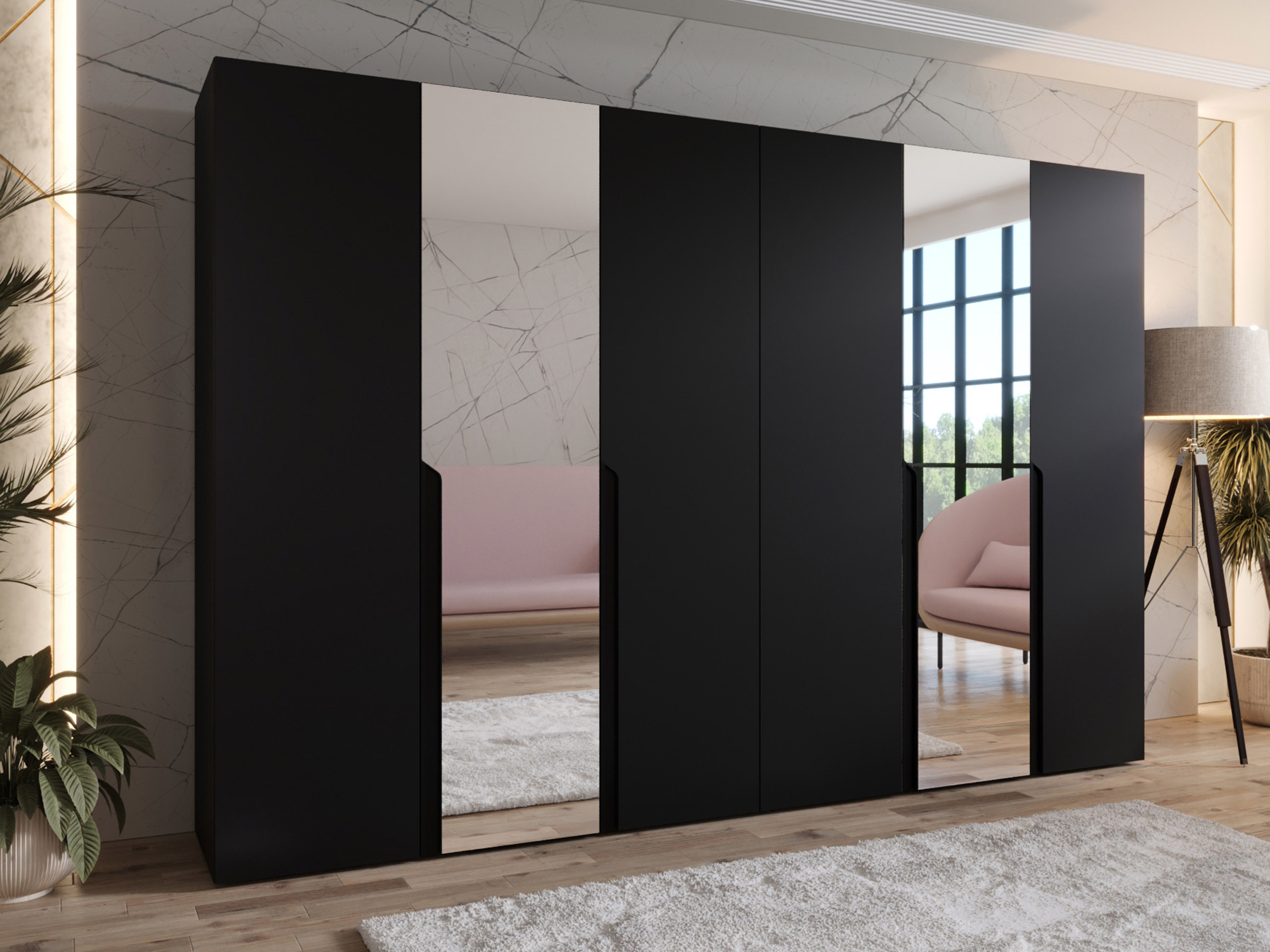 Dulap Hartford 588 (Negru)