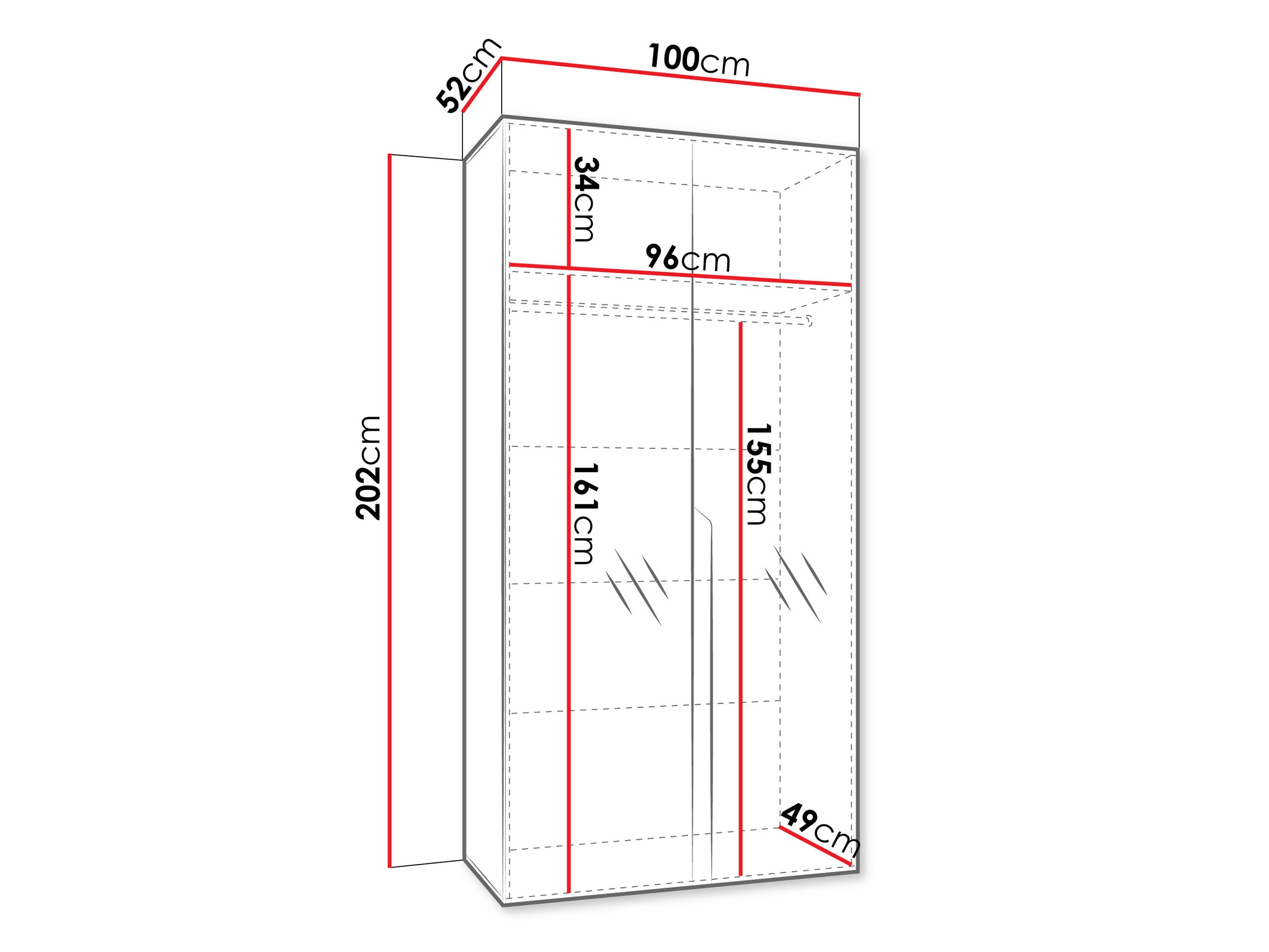 Dulap Hartford 589 (Alb)