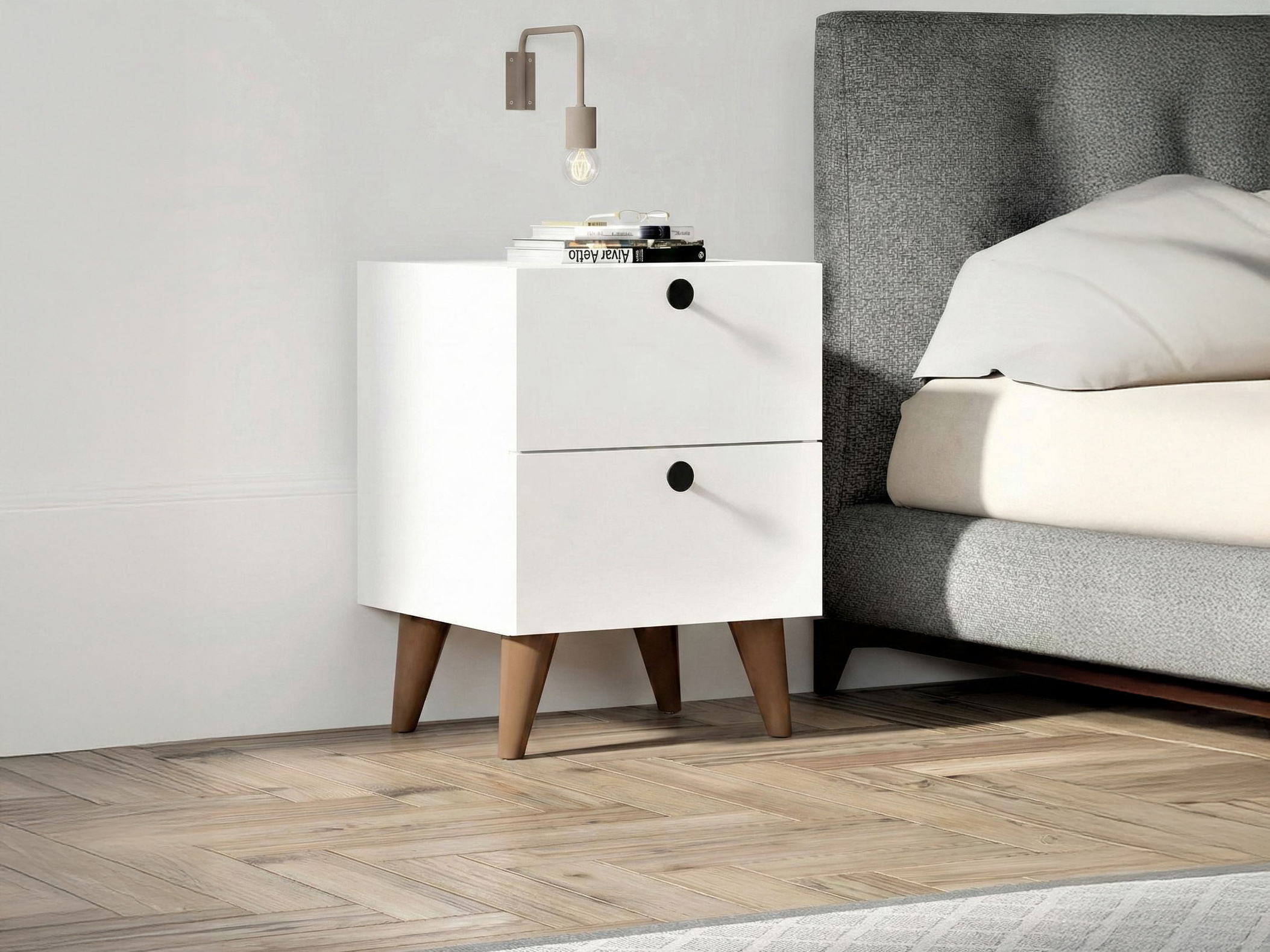 Noptieră Kailua 2594 (Alb)