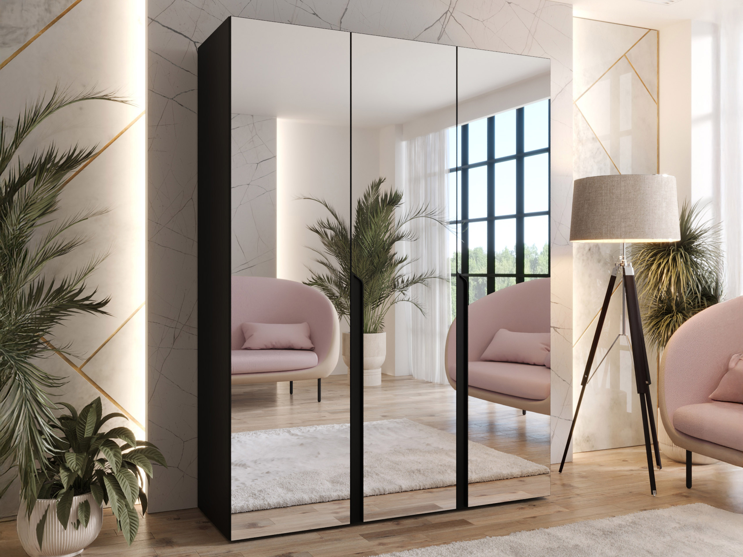 Dulap Hartford 590 (Negru)