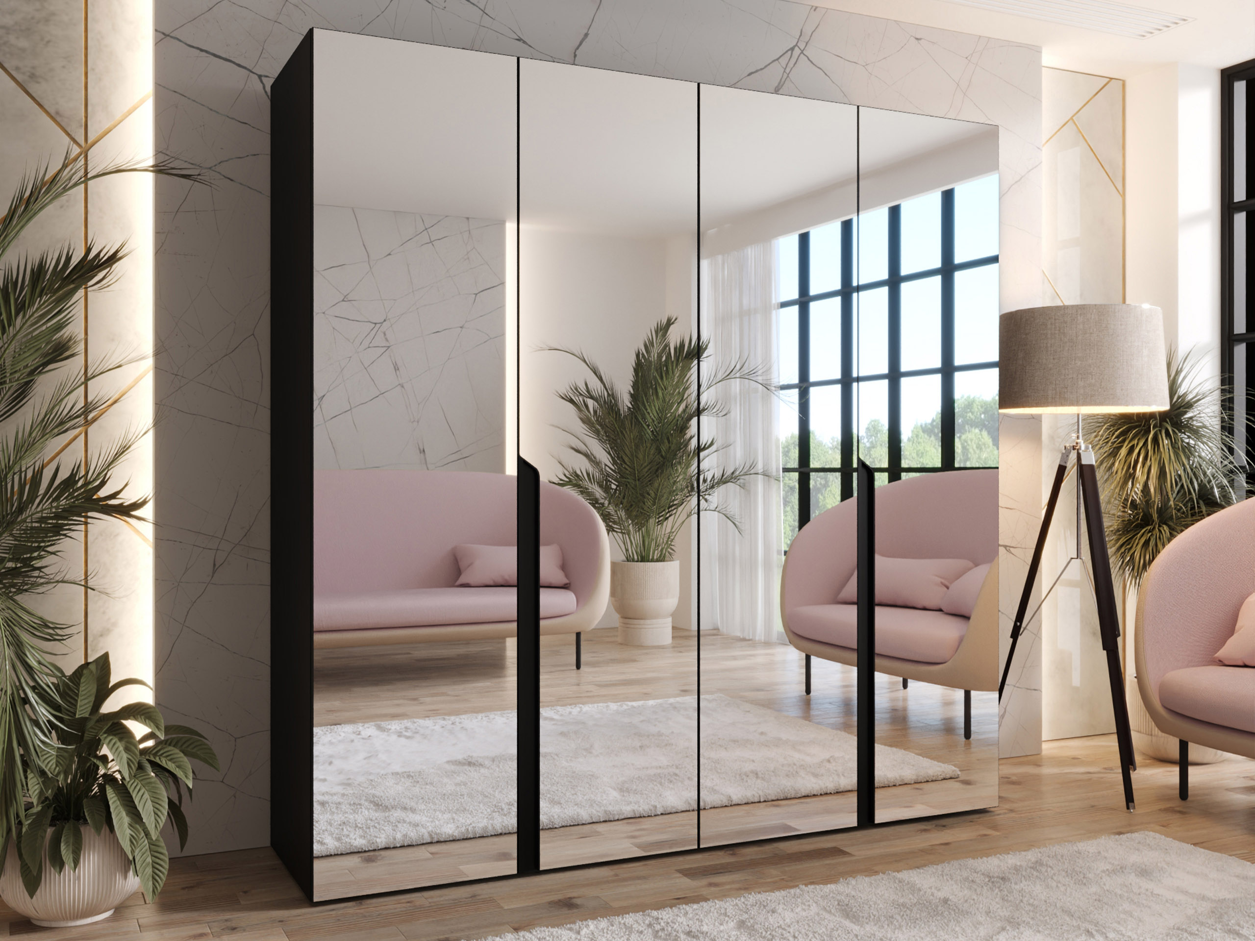 Dulap Hartford 591 (Negru)