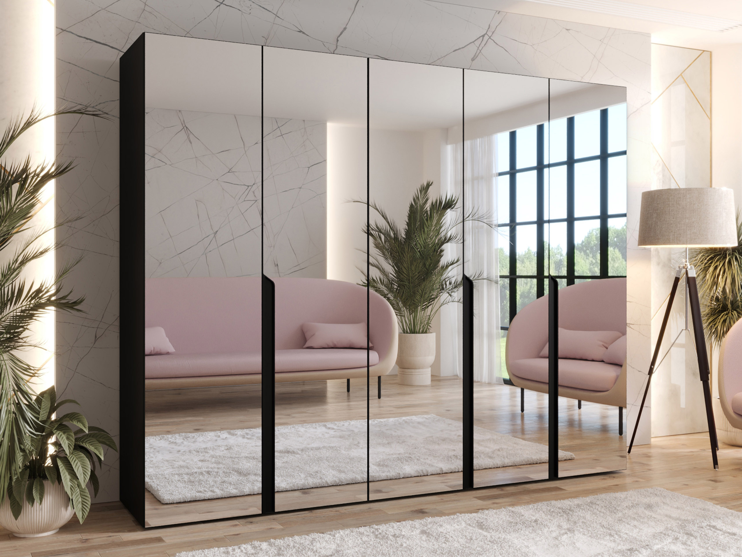 Dulap Hartford 592 (Negru)