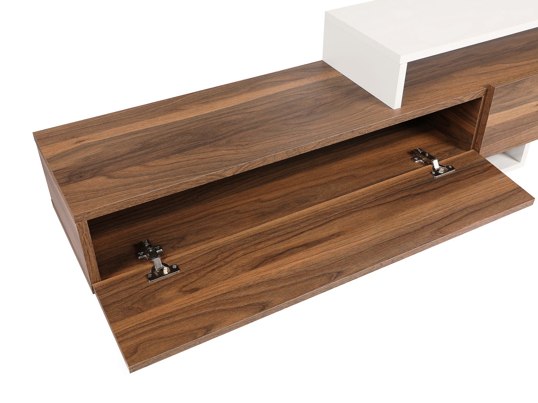 Comodă TV Kailua 998 (Teak + Alb)