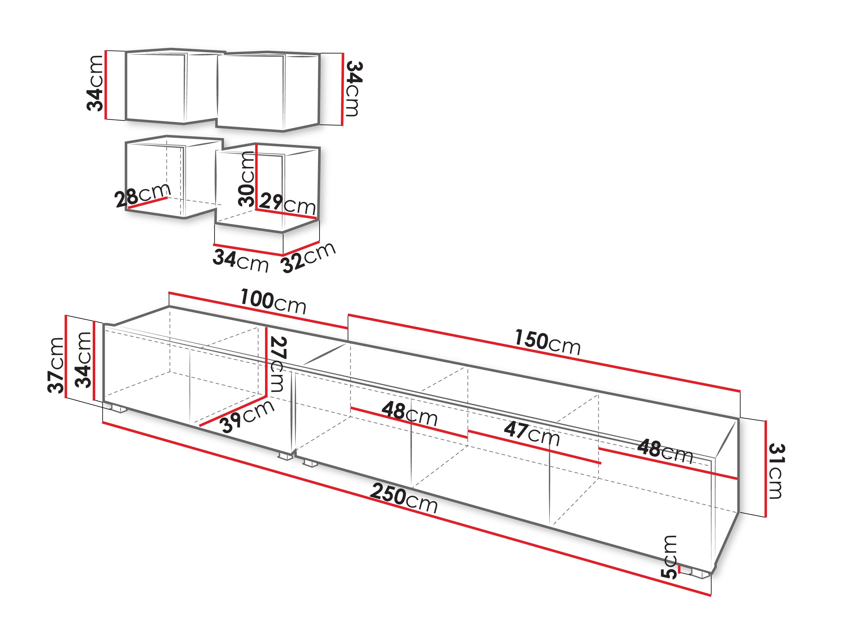 Set de living Remus XVIII (Nuc)