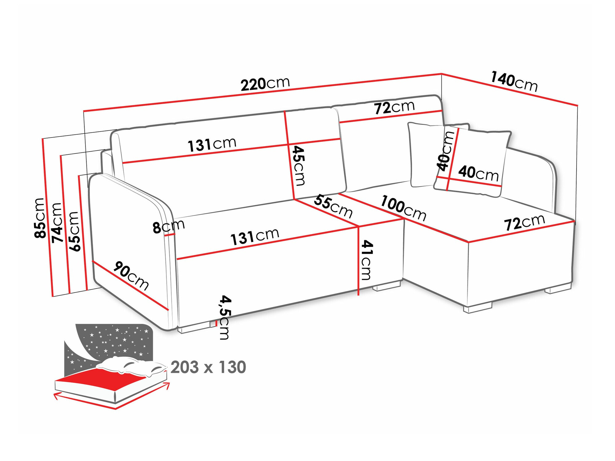 Colțar SR11160 cu ambalaj deteriorat