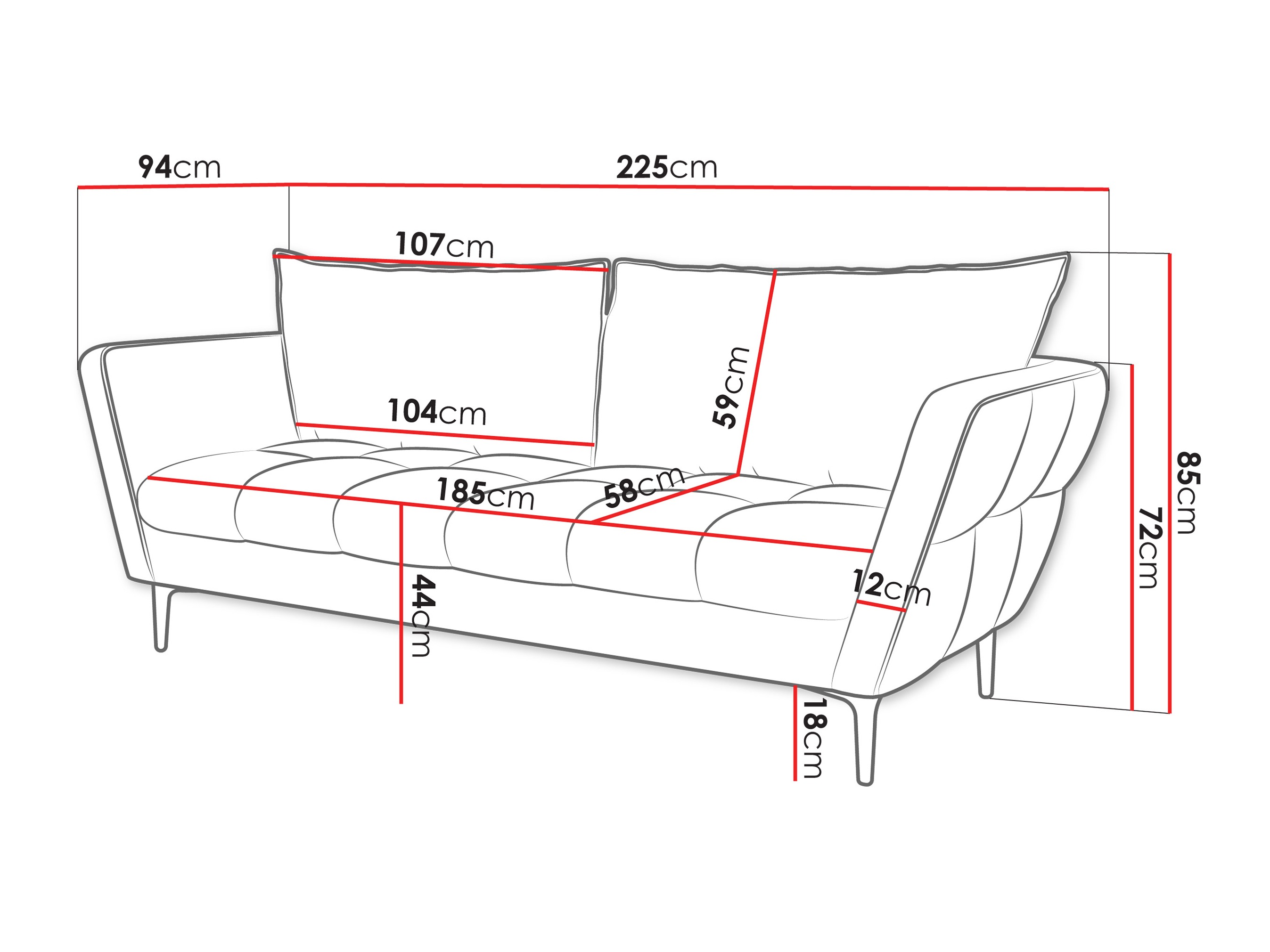 Canapea TrendyNest Villis (Aphrodite 19)