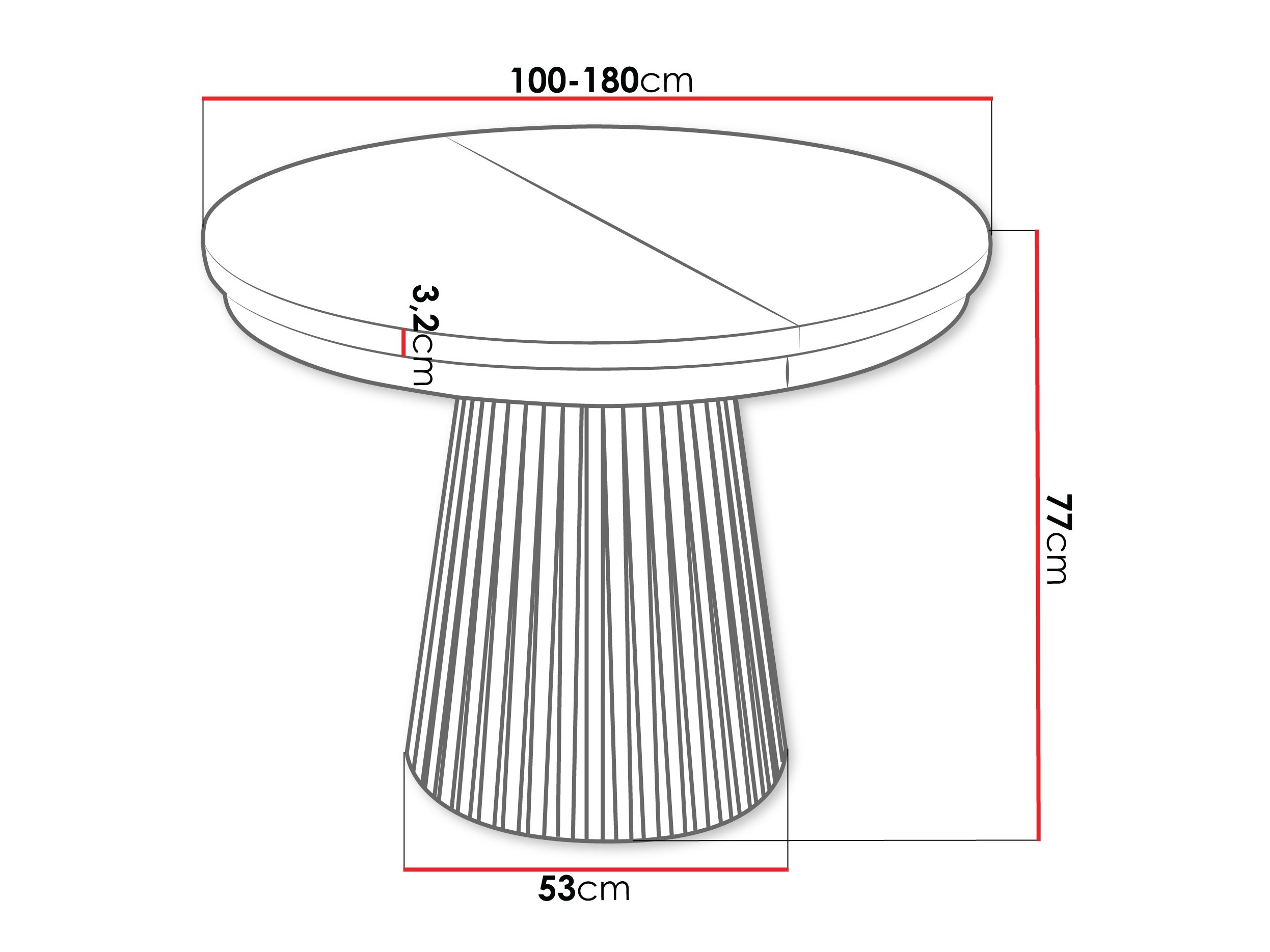 Masă Stanton 152 (Cașmir)