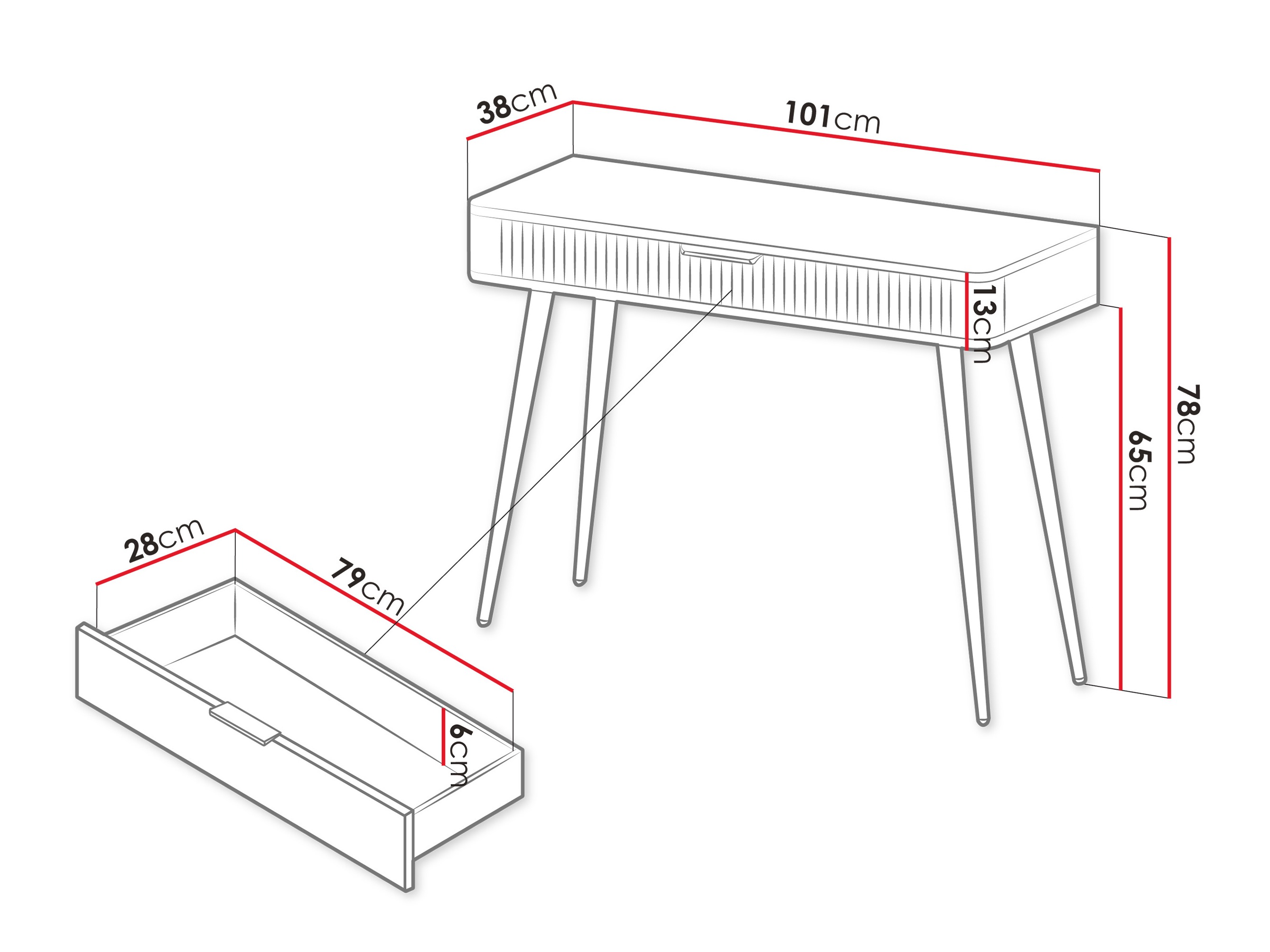 Consolă Versoe 110 (Bej)