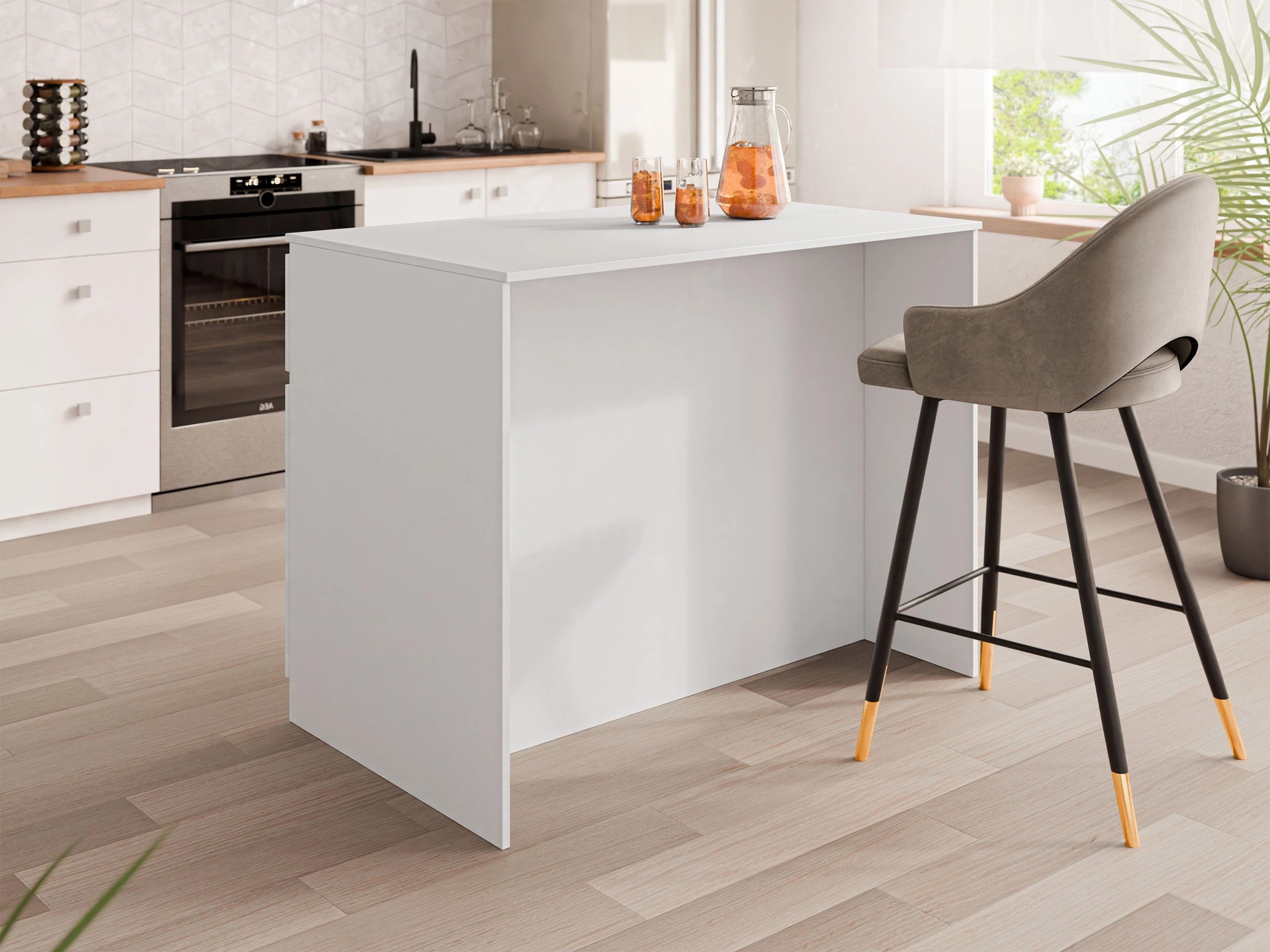 Insulă de bucătărie Comfivo 504 (Alb)