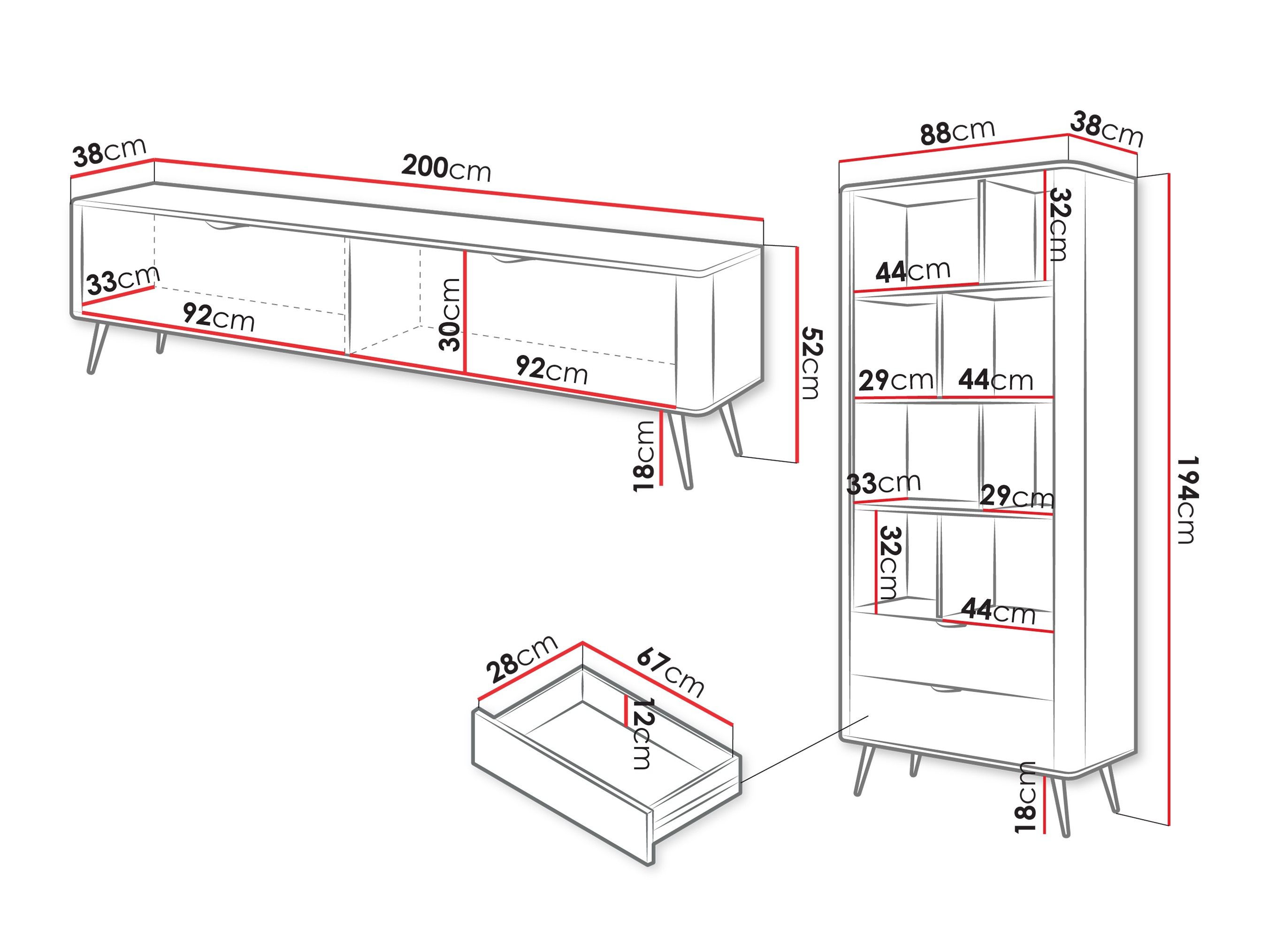 Set de living Versoe 107 (Bej)