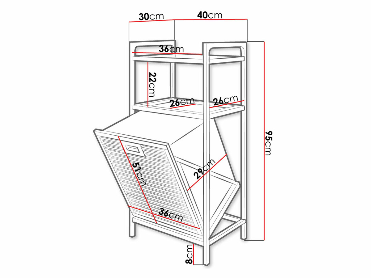 Baie raft SR11229 cu ambalaj deteriorat