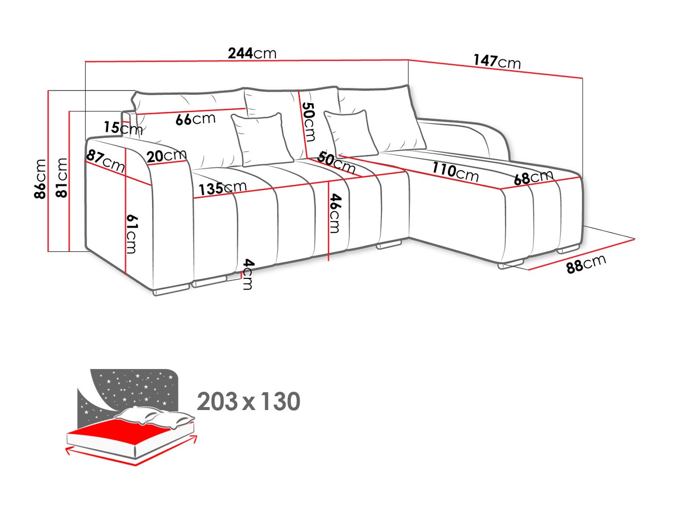 Colțar Arvada 123 (Lambi 08)