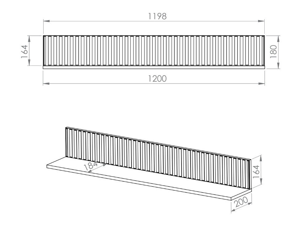 Raft de perete SR11240