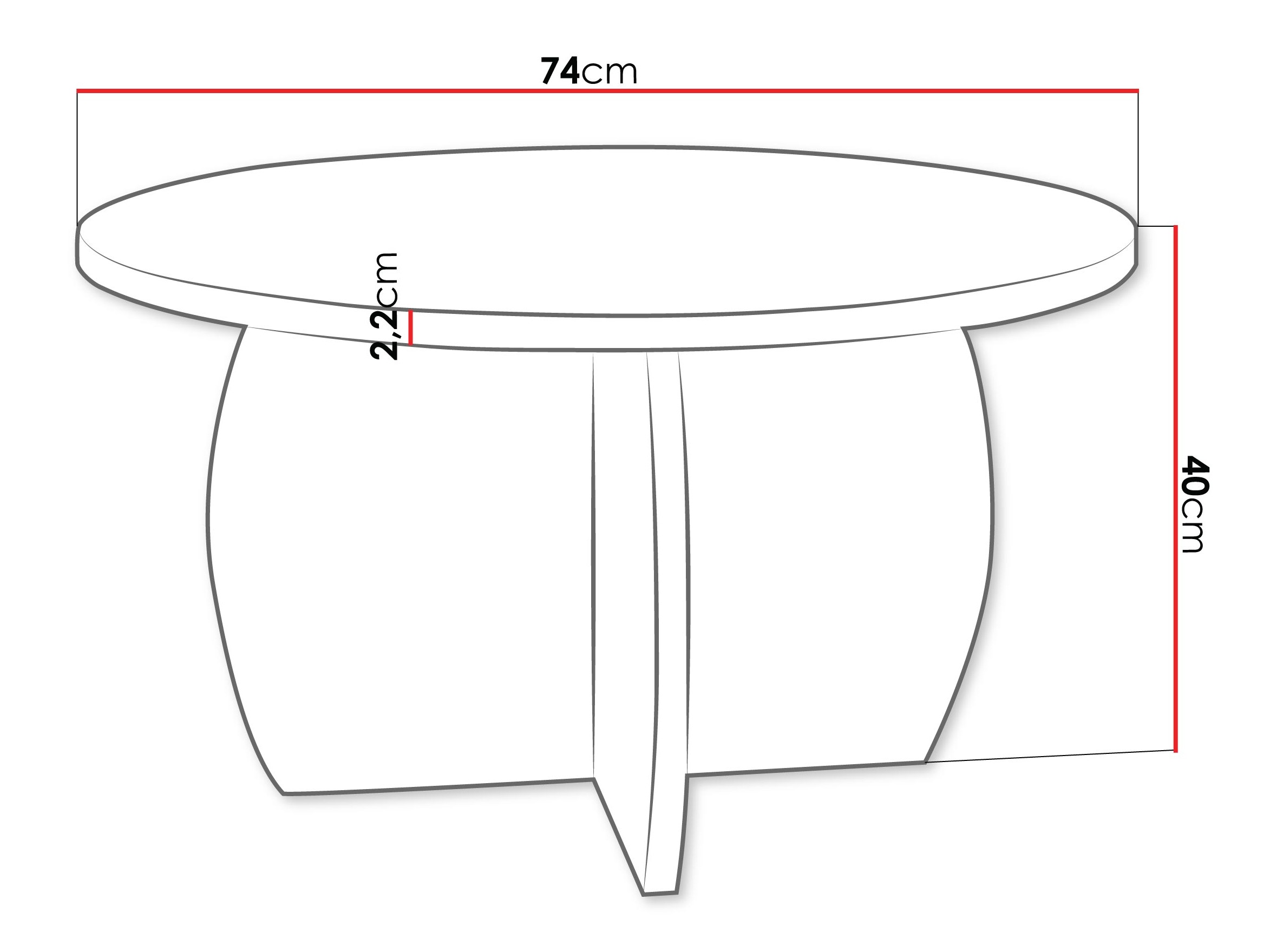 Măsuță de cafea Comfivo Pagas (Marmură neagră + Negru)
