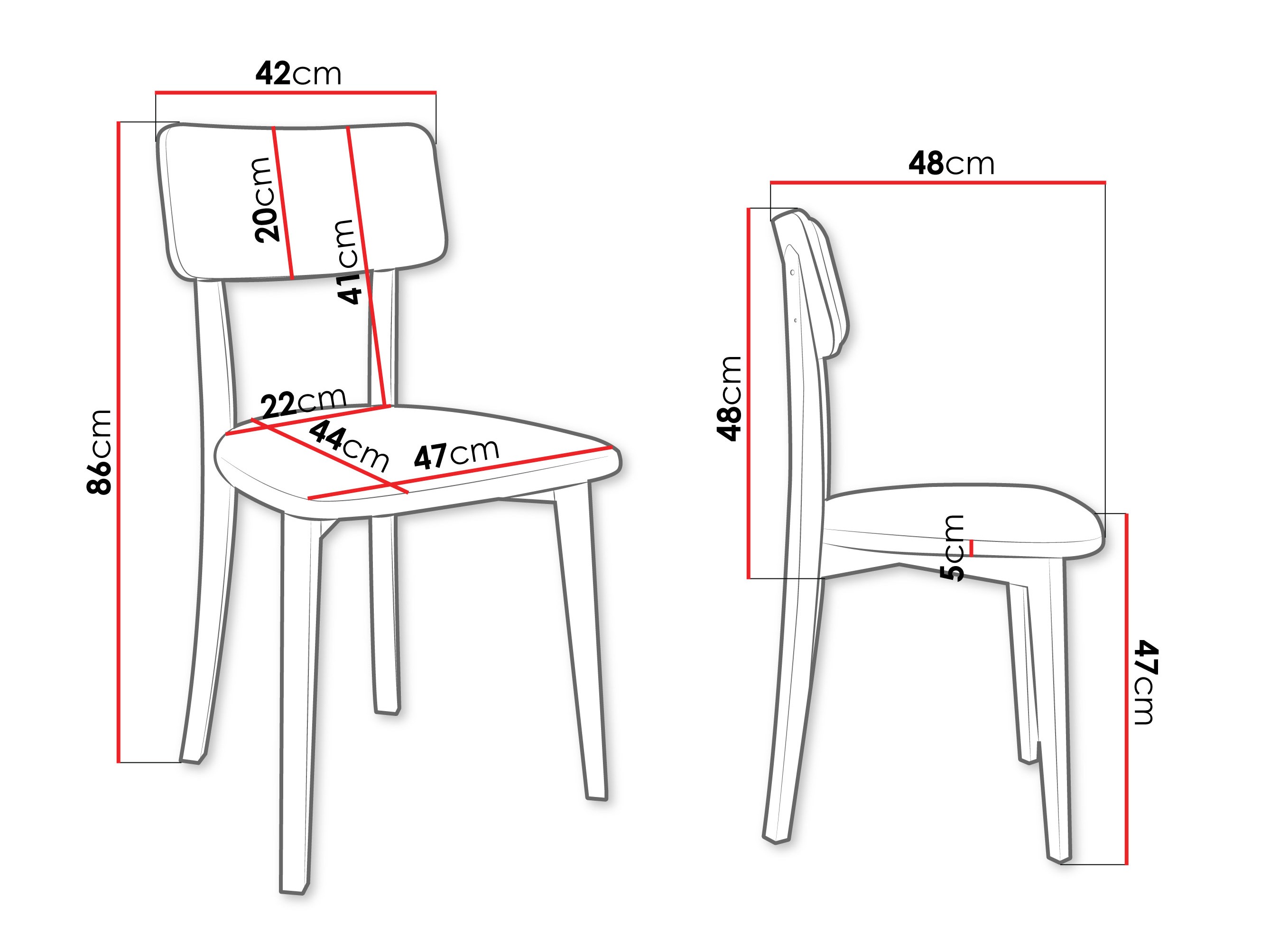 Scaun Victorville 380 (Negru)