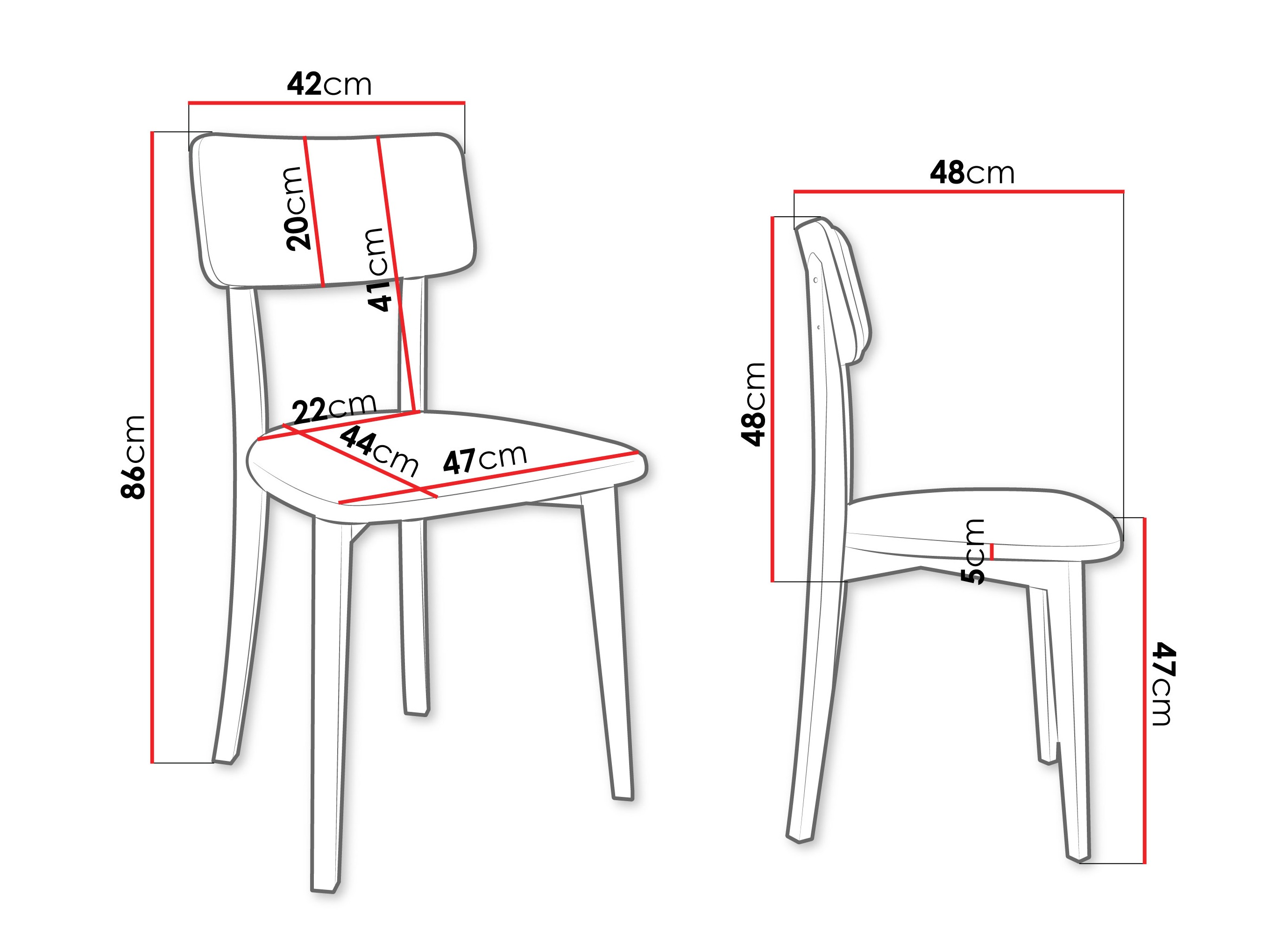 Scaun Victorville 380 (Negru)