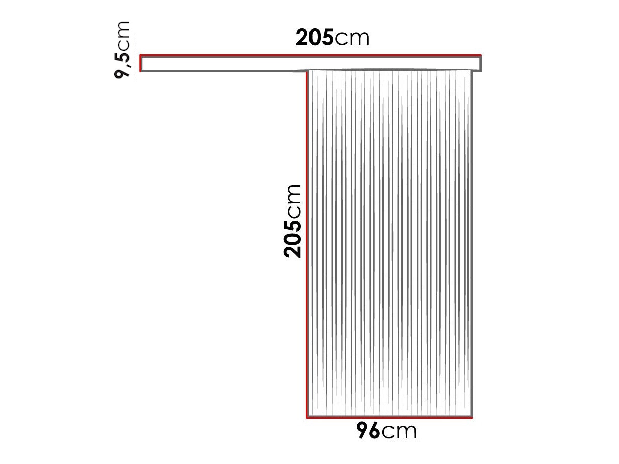 Uși glisante SR11265 cu ambalaj deteriorat