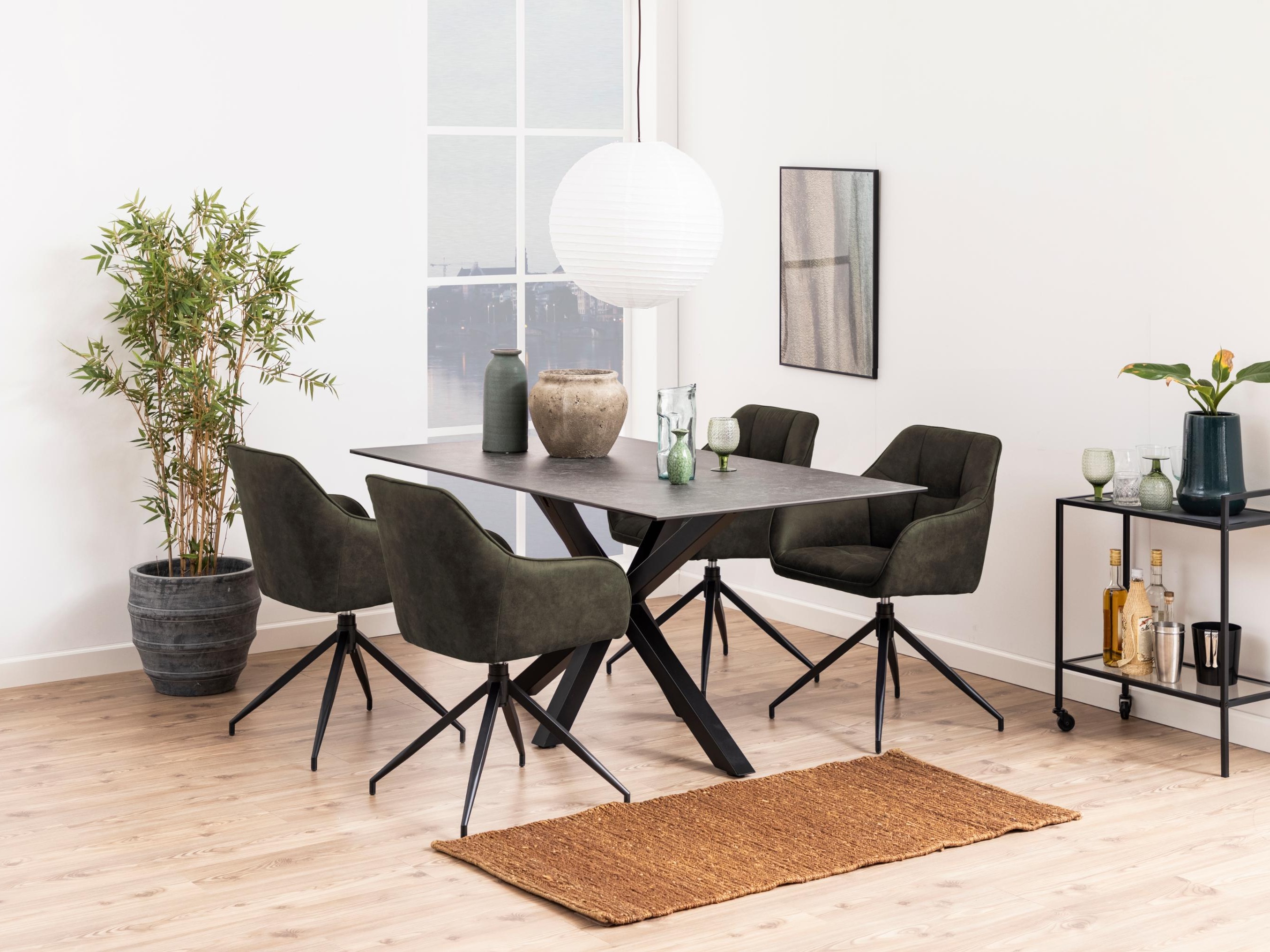 Scaun Norsica 494 (Verde + Negru)