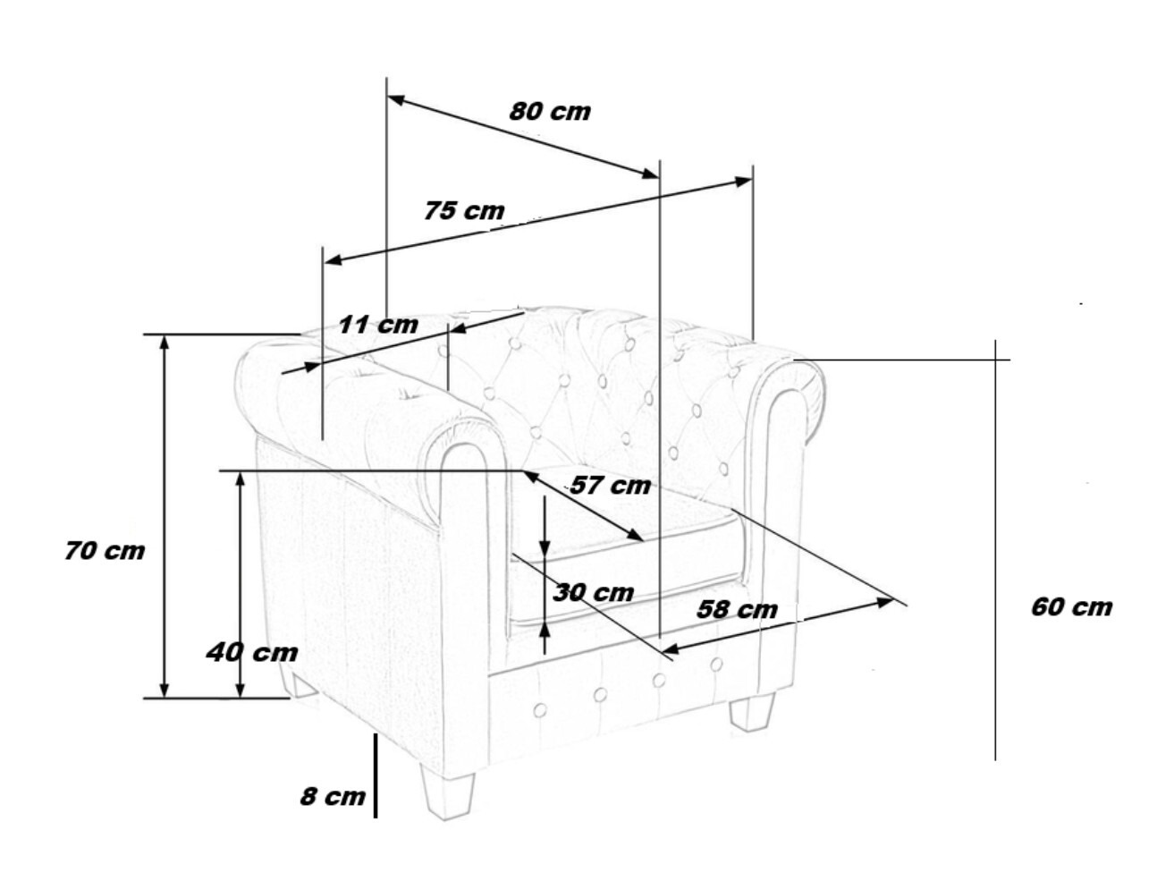 Fotoliu Houston 2092 (Bej)