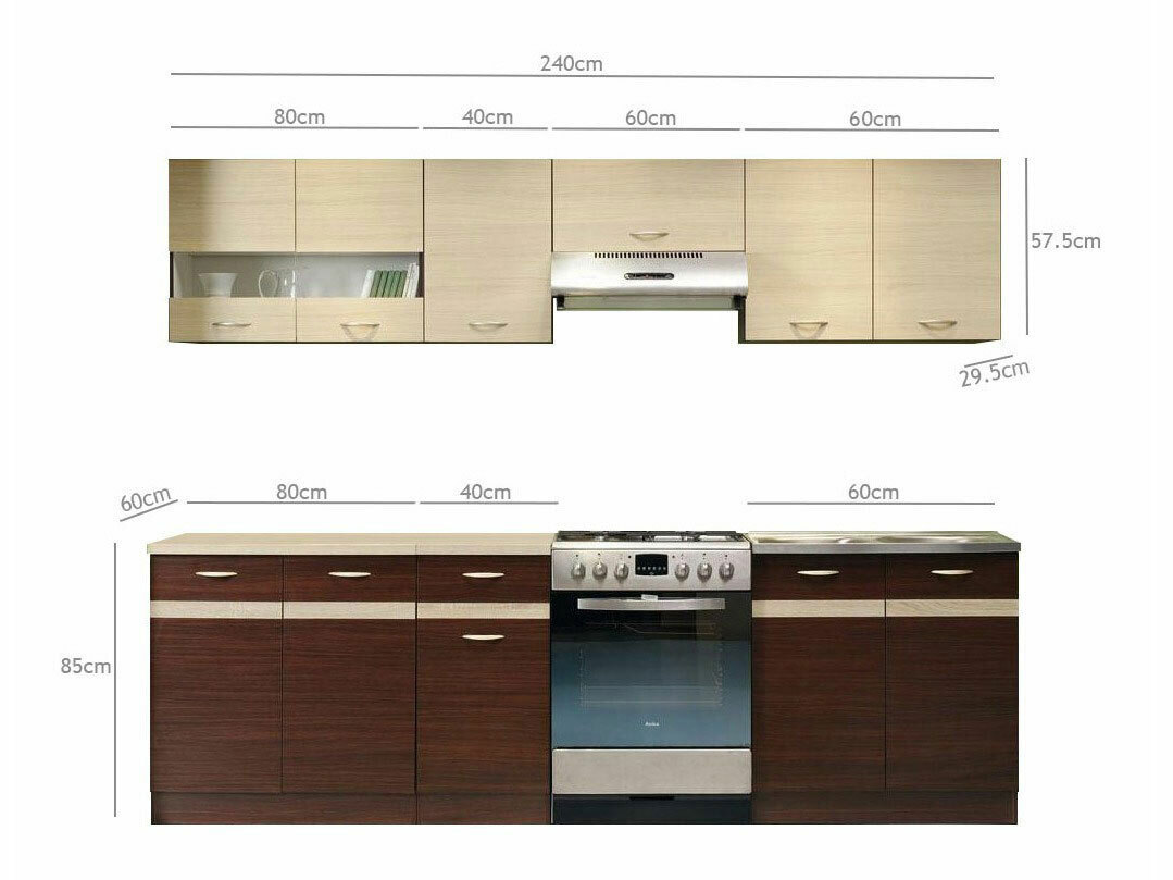 Set de bucătărie modular Eli Mix 102