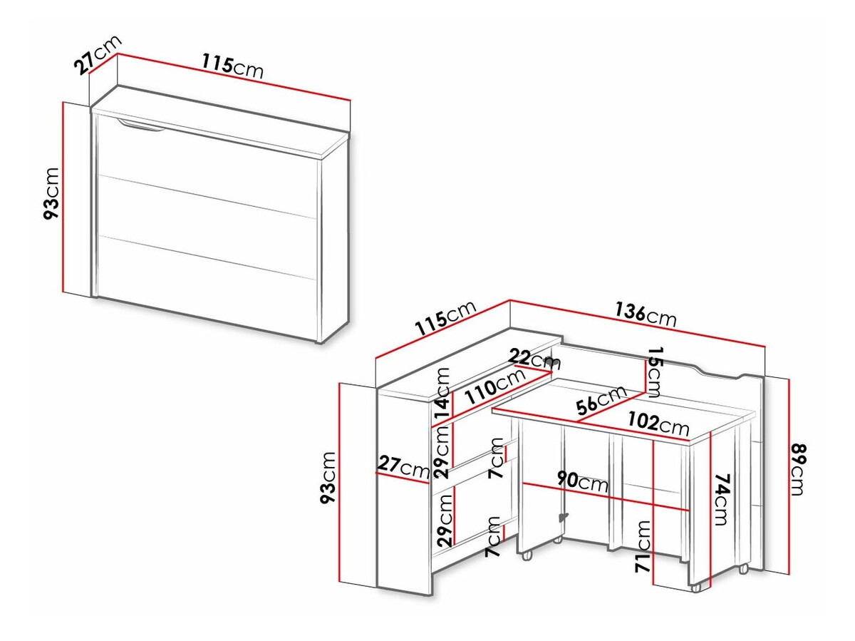 Birou de colt SR11270