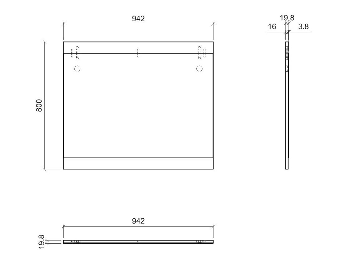 Oglindă Ophtola 105