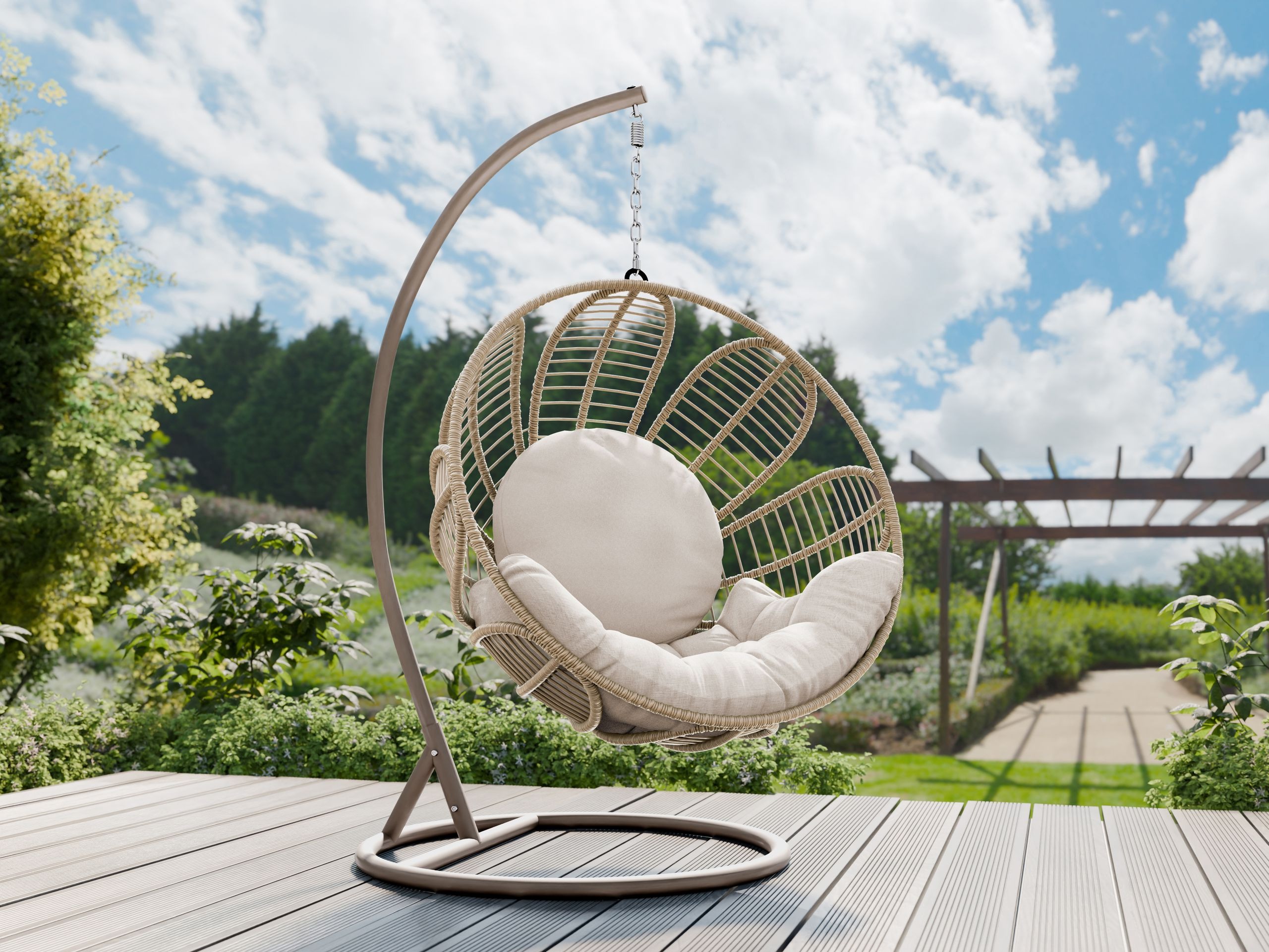 Scaun suspendat Comfivo Ingenium (Bej)