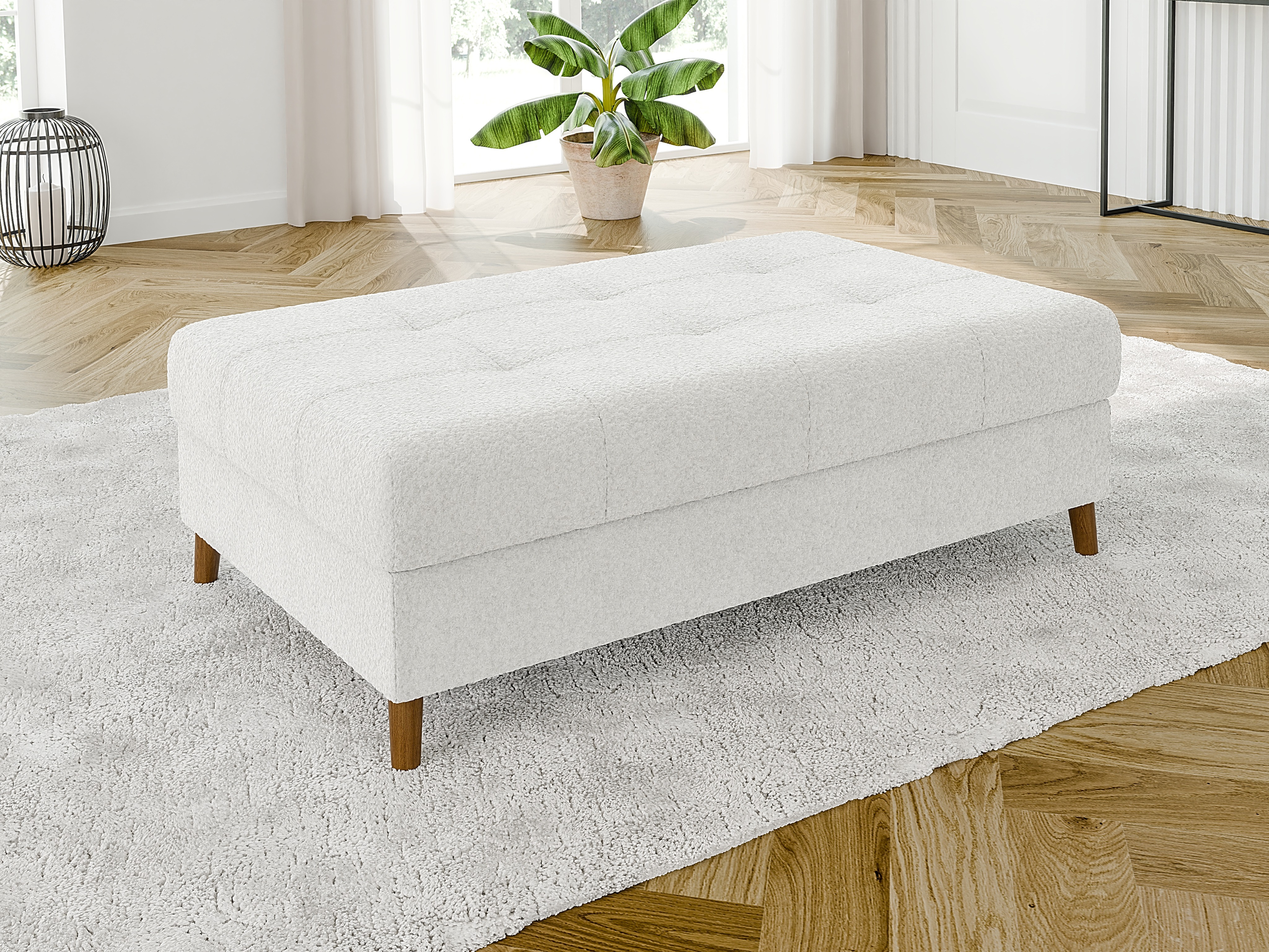 Taburet tapițat Elbmori 110 (Coral 70)
