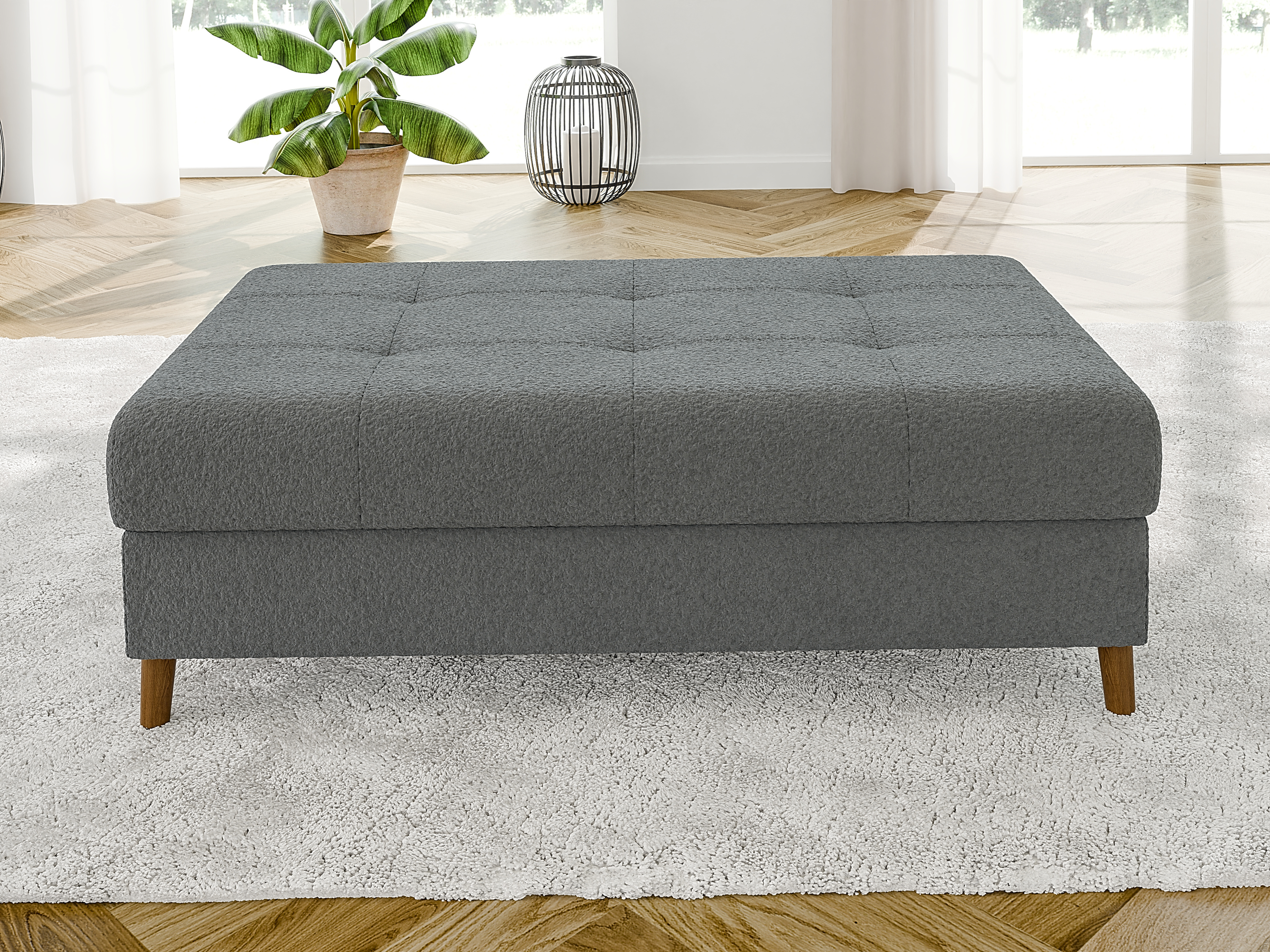 Taburet tapițat Elbmori 110 (Coral 75)