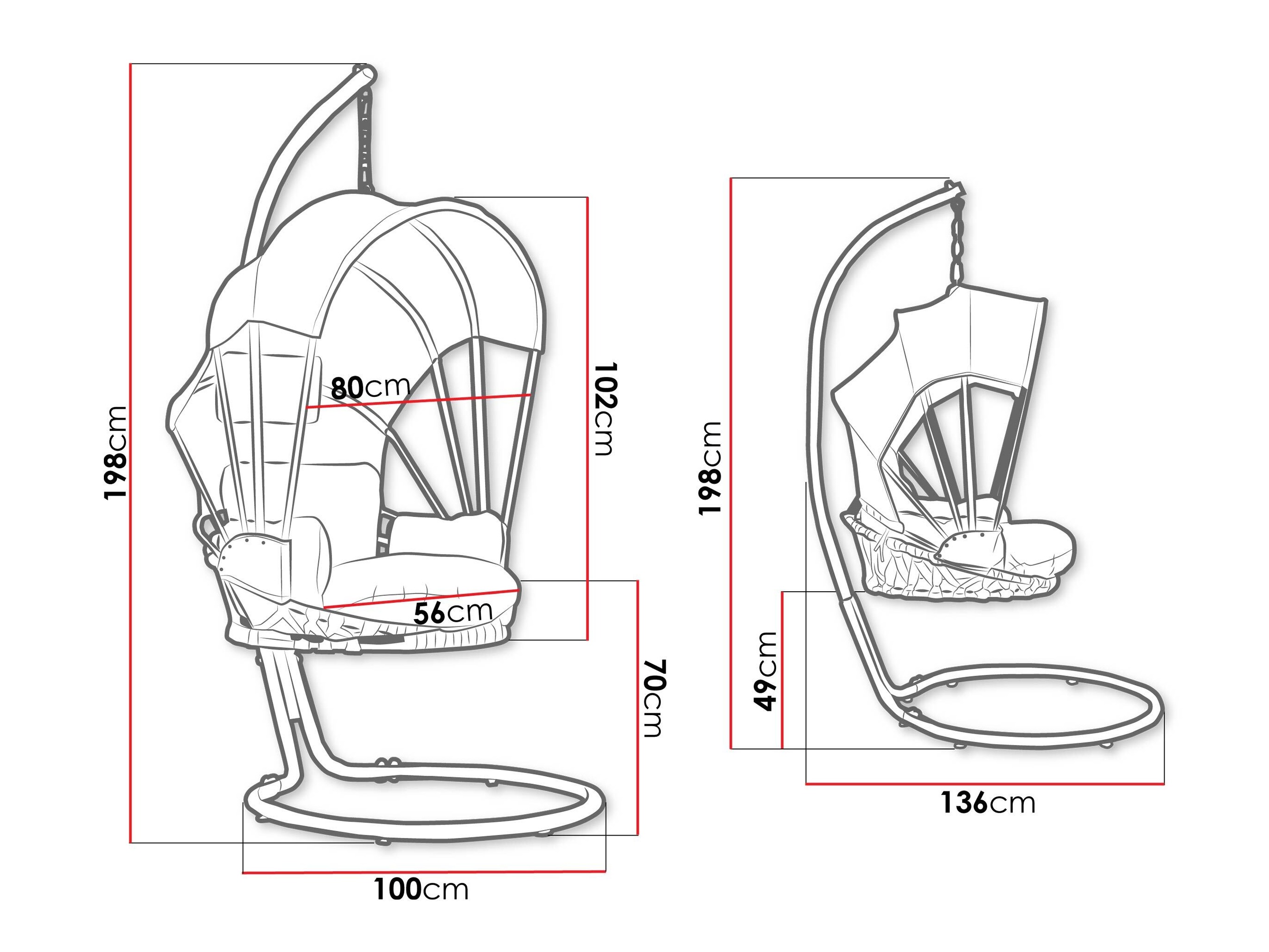 Scaun suspendat Comfivo Myrtus I