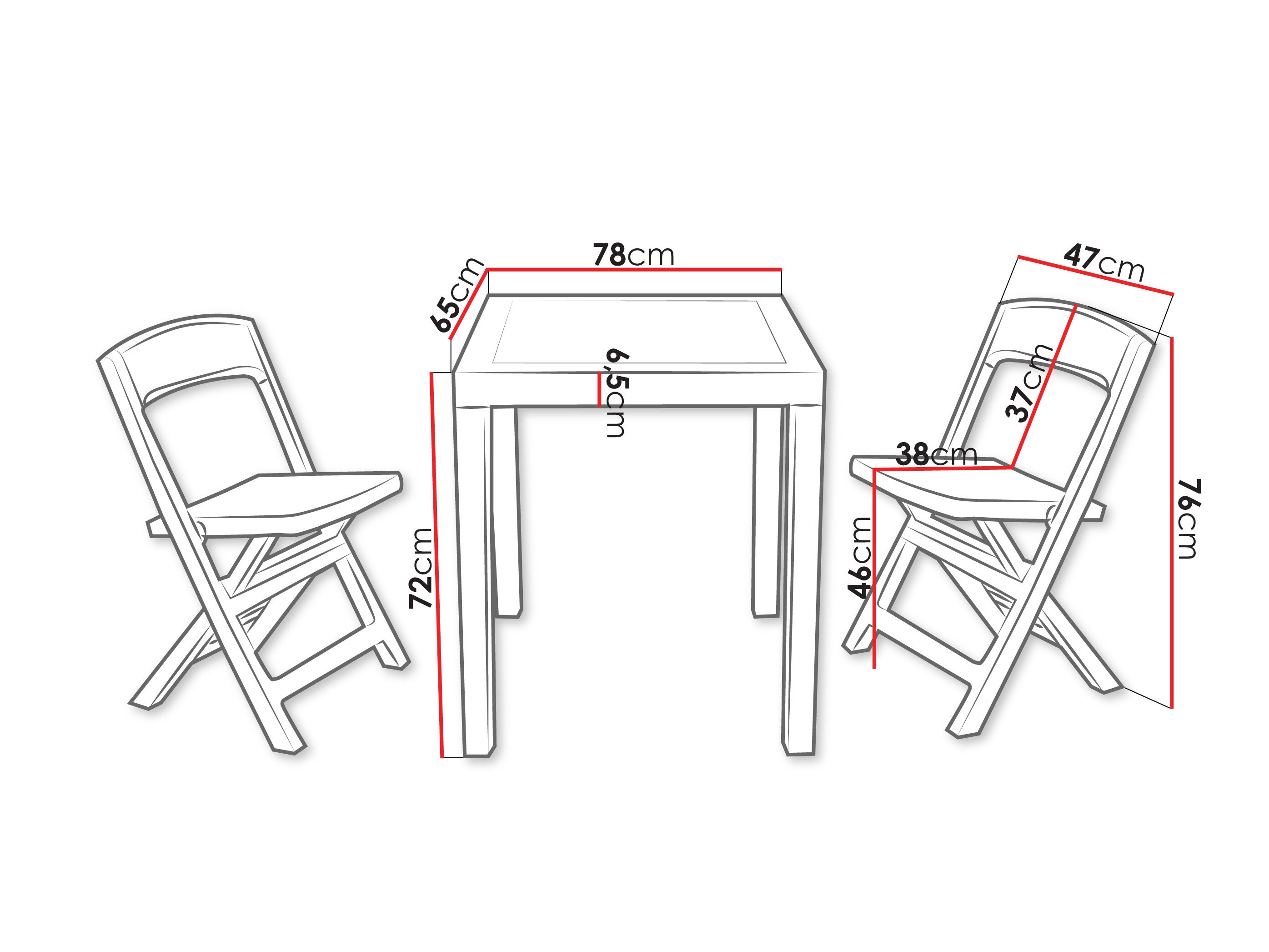 Set de balcon Betulal