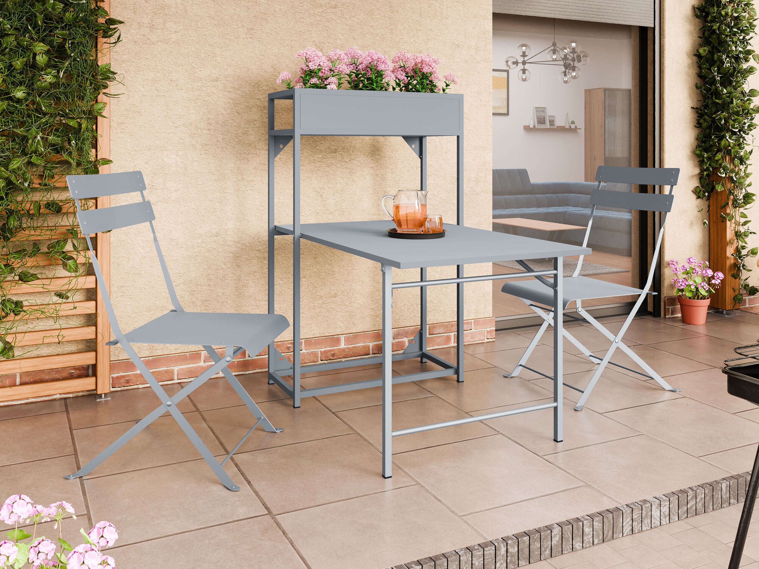Set de balcon Lenitus (Gri)