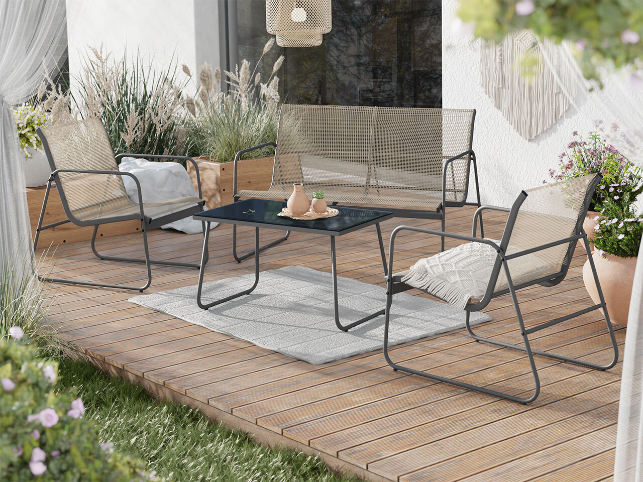 Set mobilier de exterior Aques
