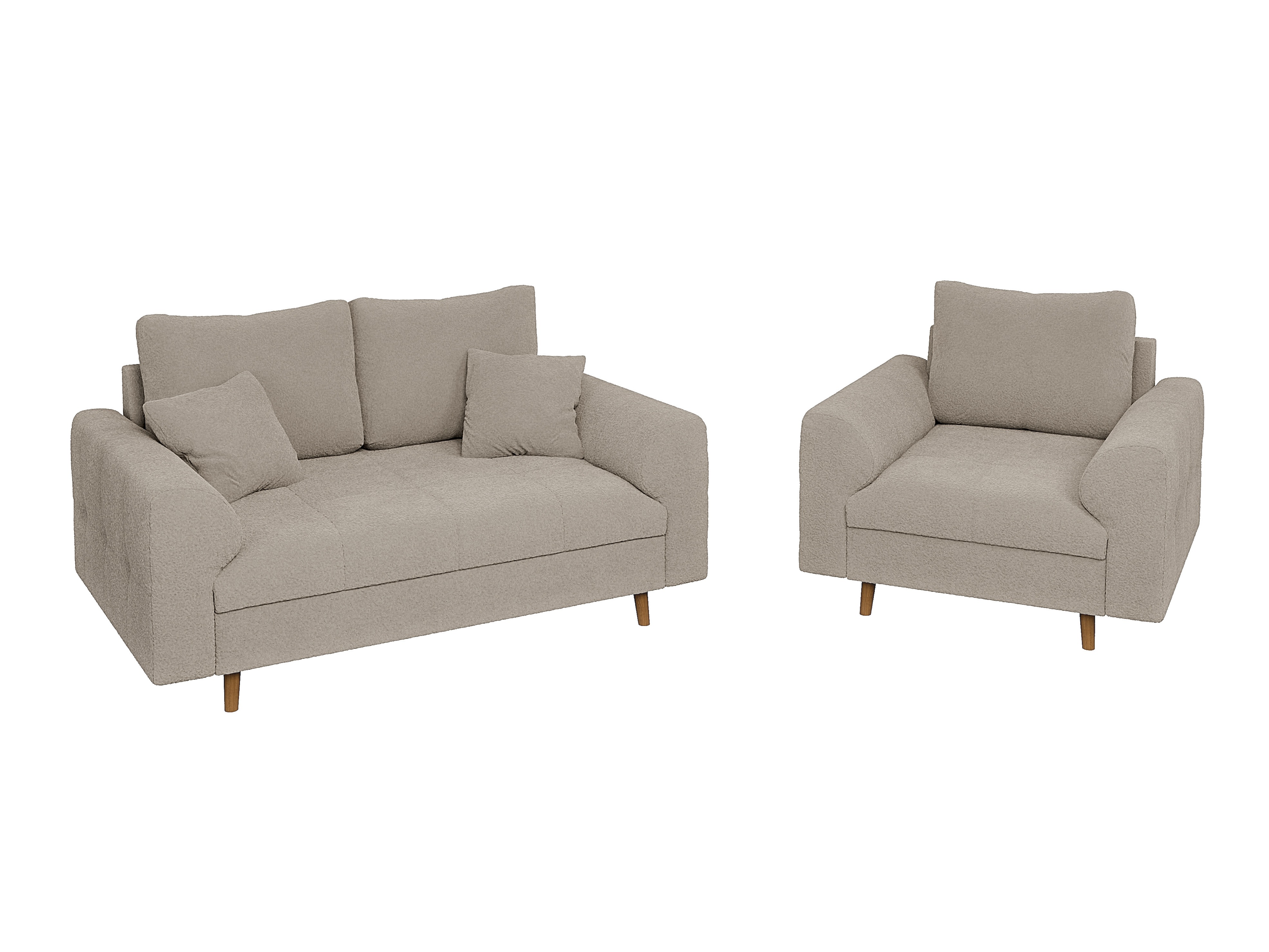 Set mobilier tapițat Elbmori 114 (Coral 65)