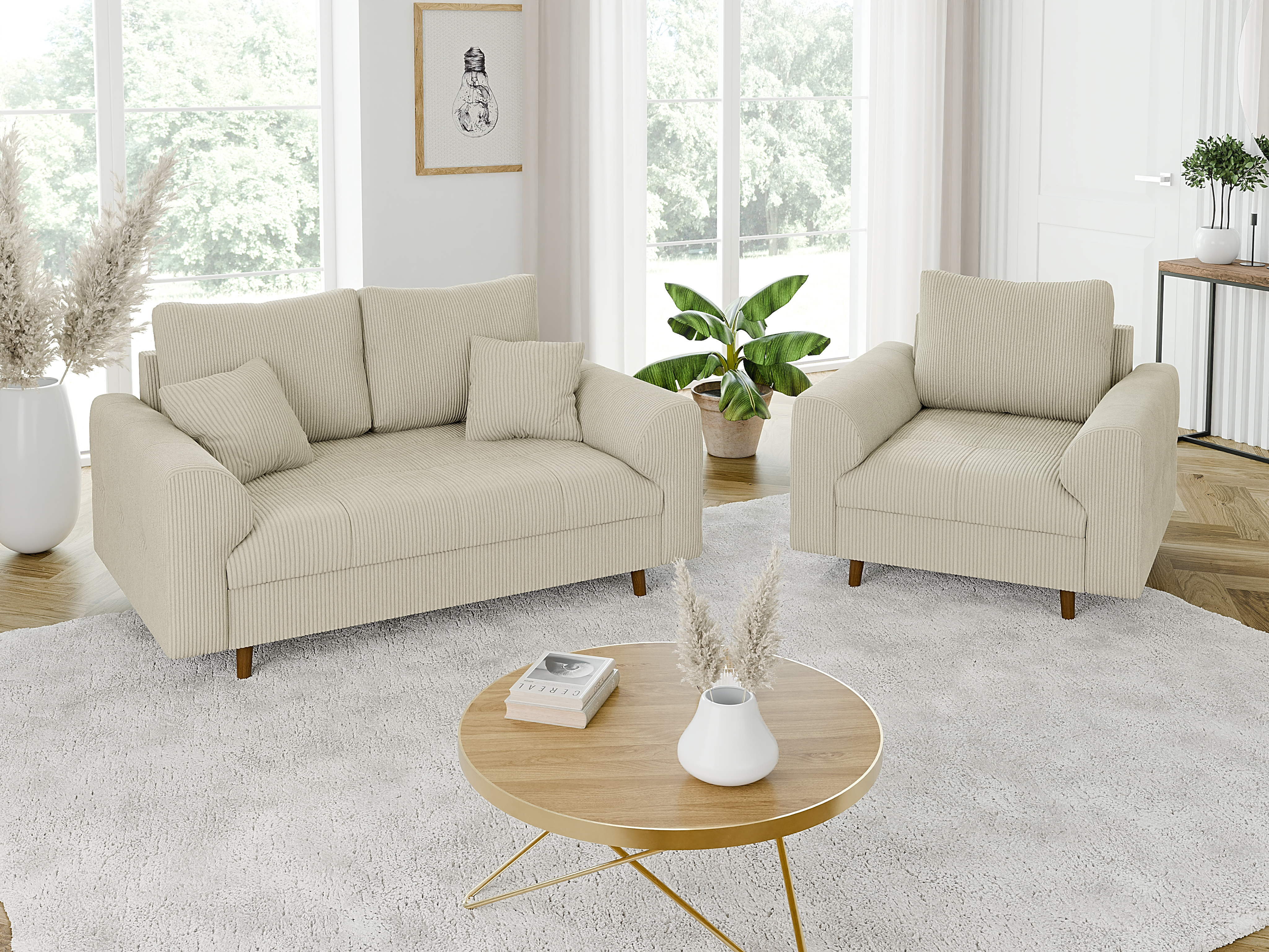Set mobilier tapițat Elbmori 114 (Lincoln 03)