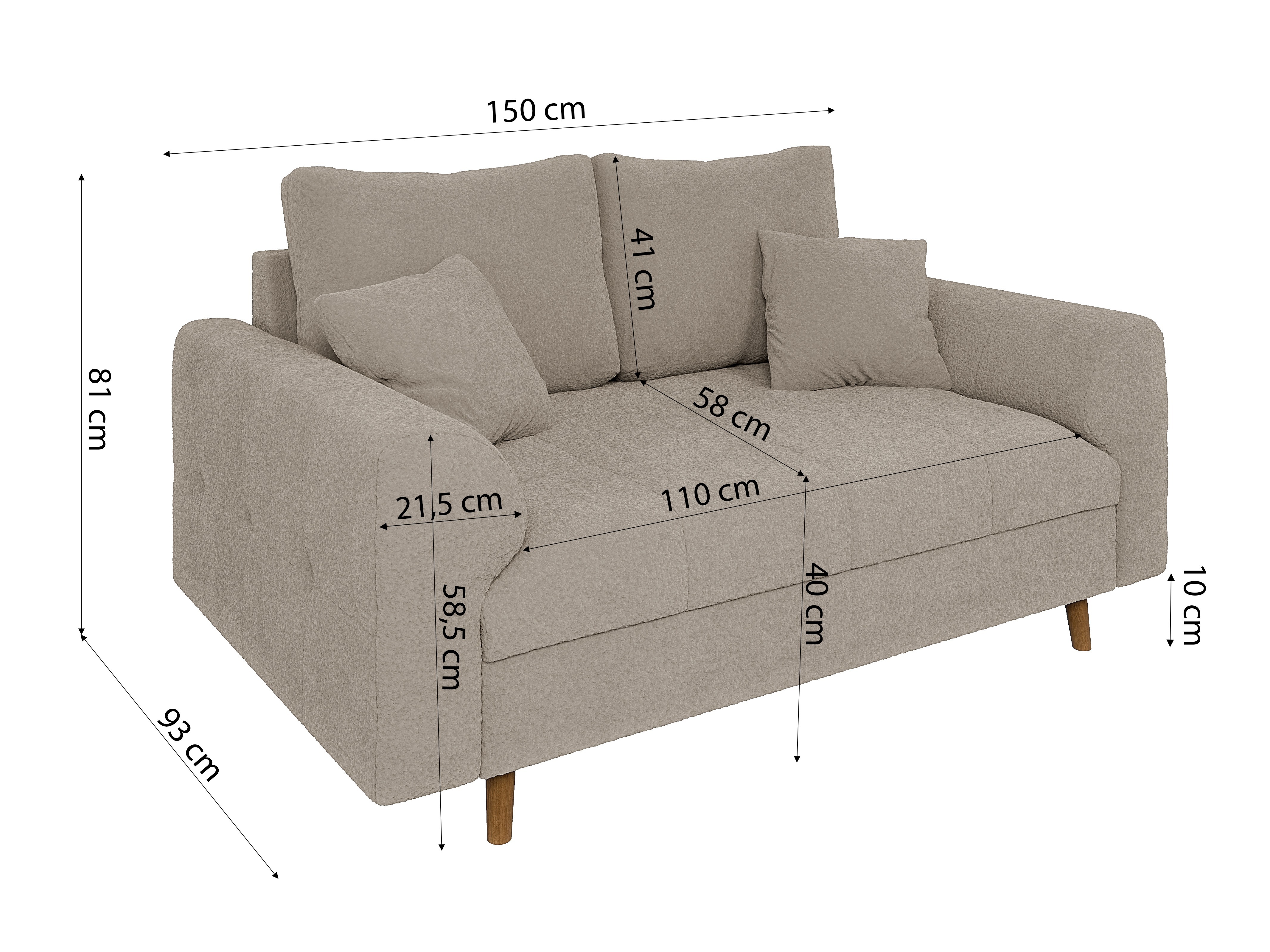 Set mobilier tapițat Elbmori 115 (Coral 65)