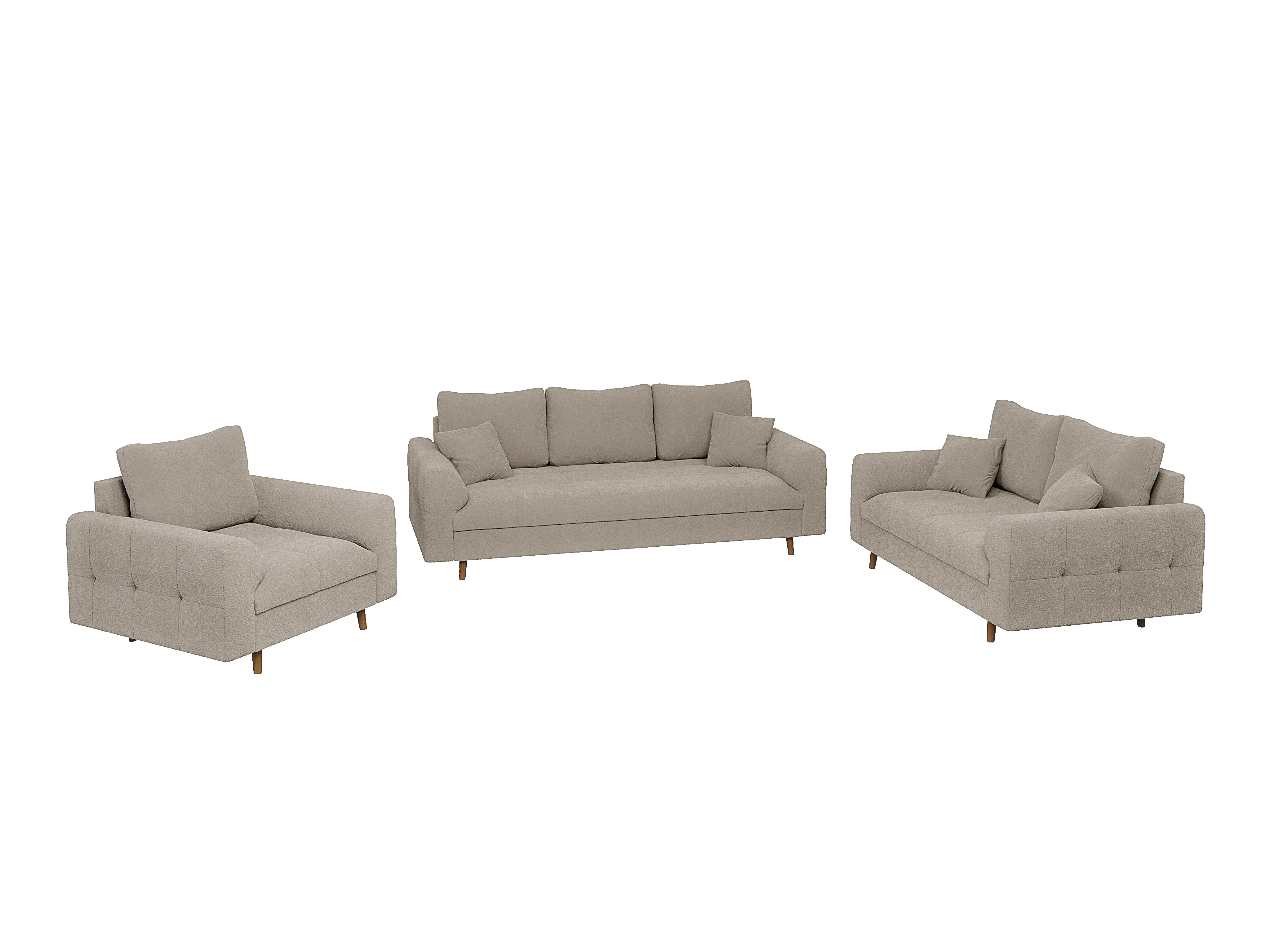 Set mobilier tapițat Elbmori 115 (Coral 65)