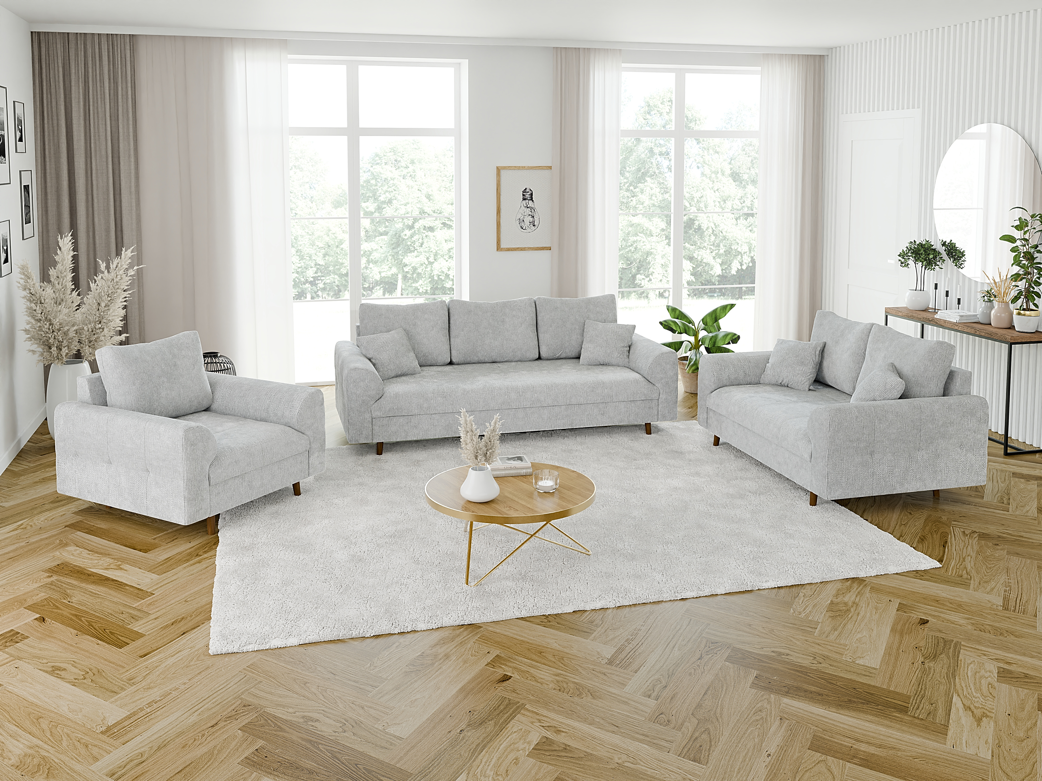 Set mobilier tapițat Elbmori 115 (Flow 16)