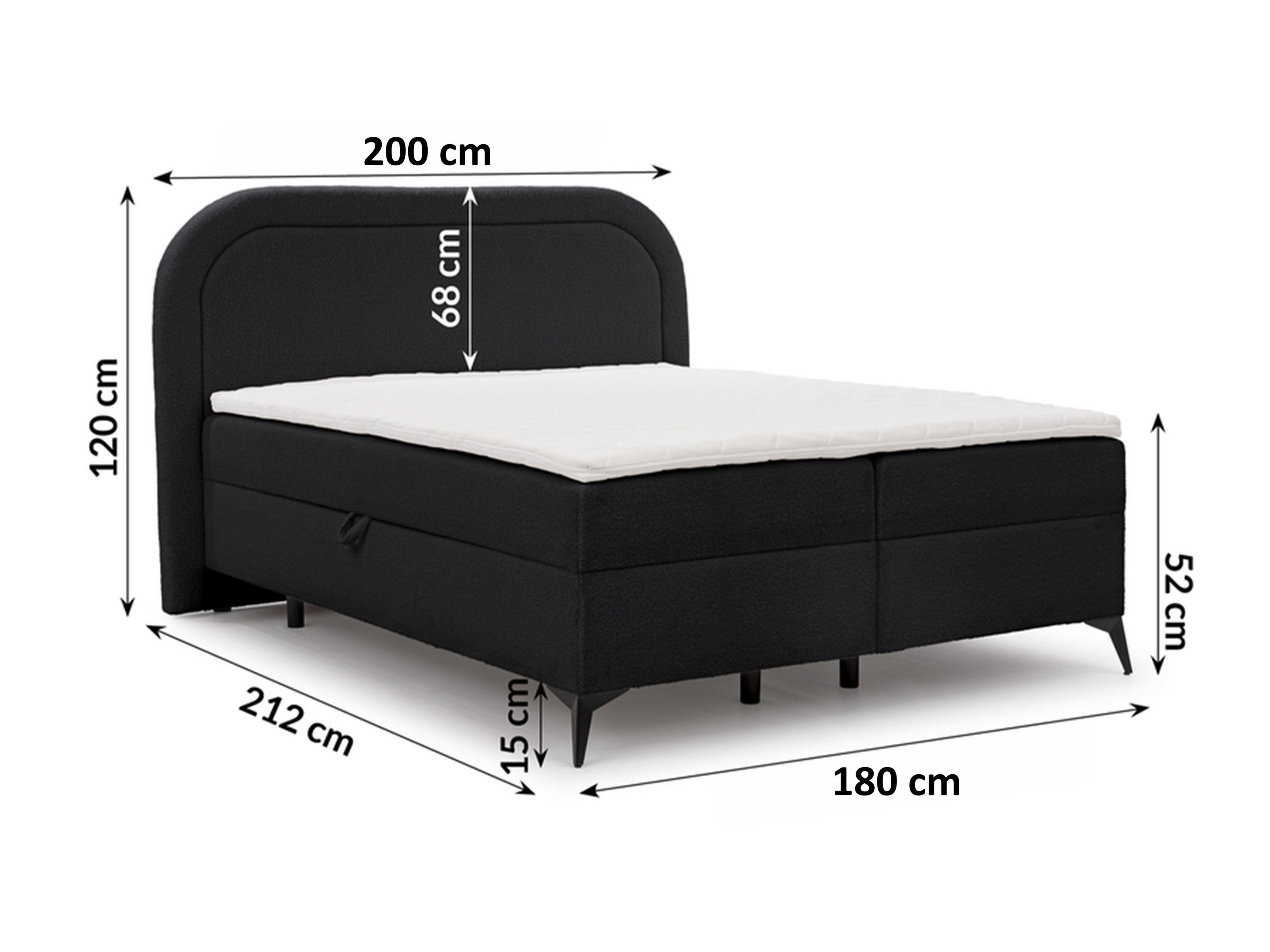 Pat boxspring Rocklin 115 (Quelle 83)