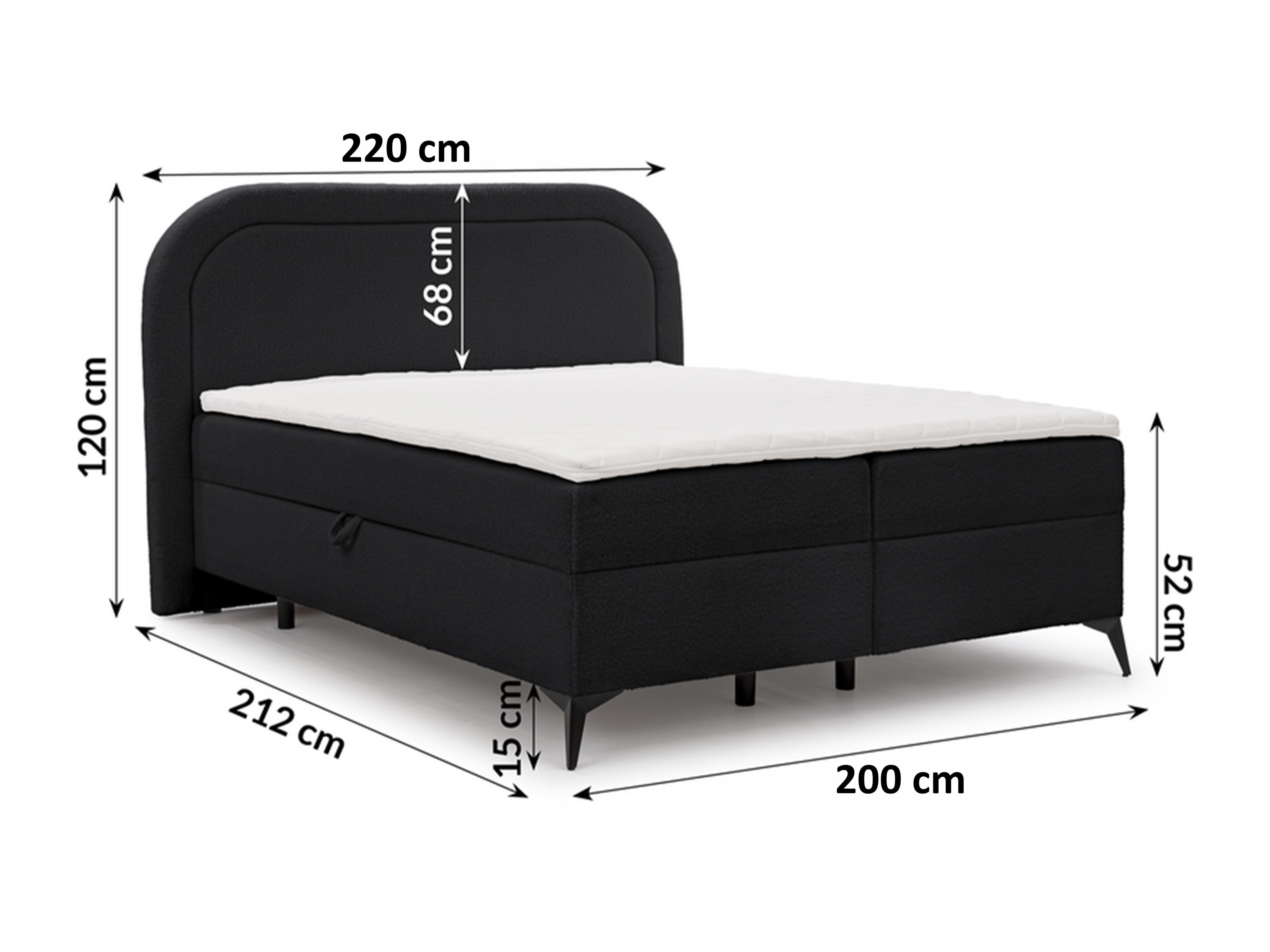 Pat boxspring Rocklin 115 (Quelle 83)