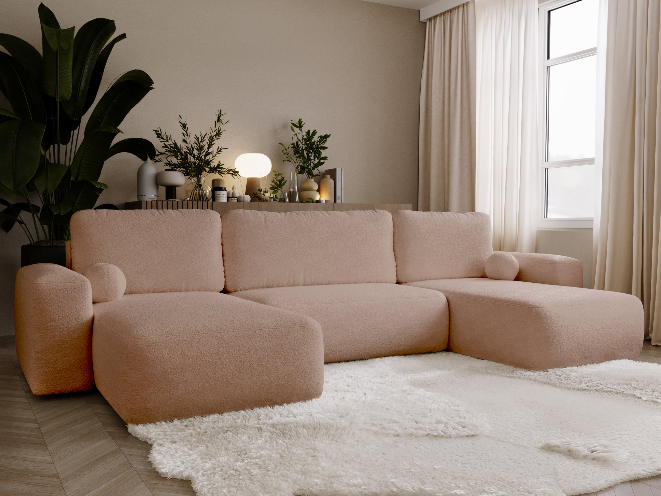 Colțar TrendyNest Piscor (Coral 45)
