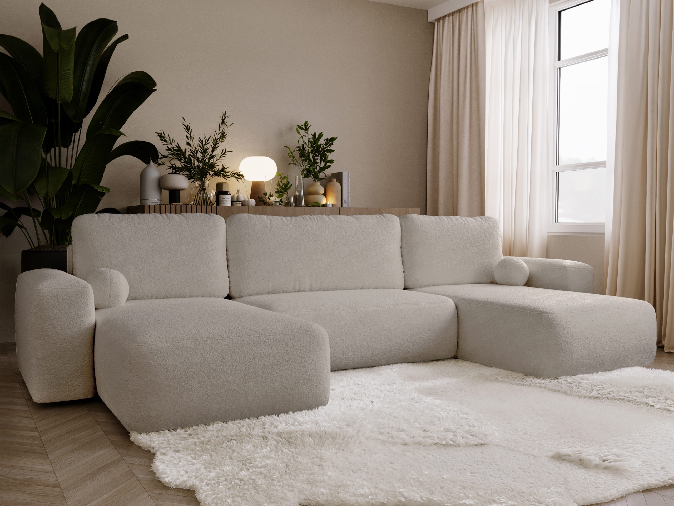 Colțar TrendyNest Piscor (Coral 50)