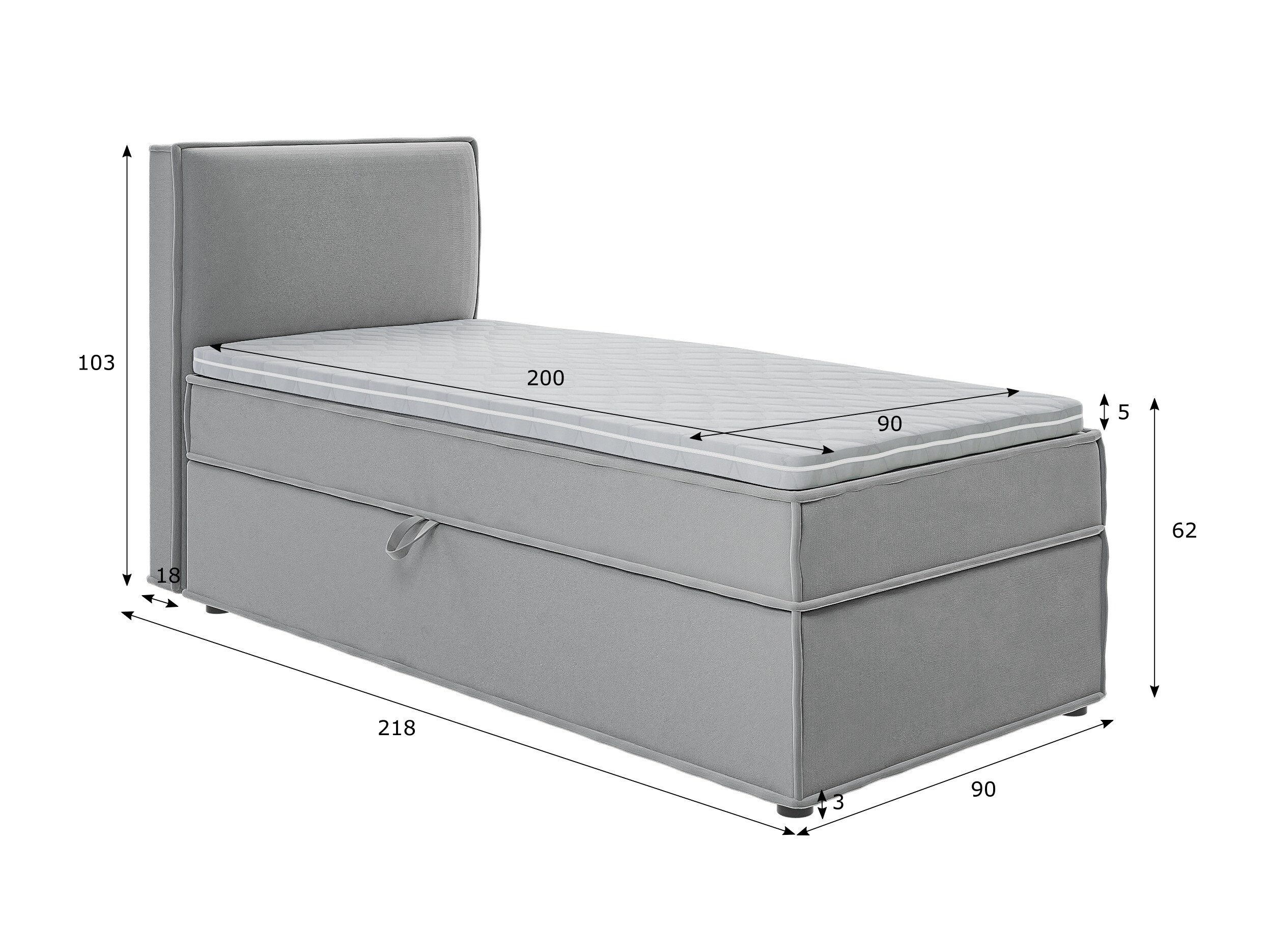 Pat boxspring Rocklin 175 (Enjoy New 21)