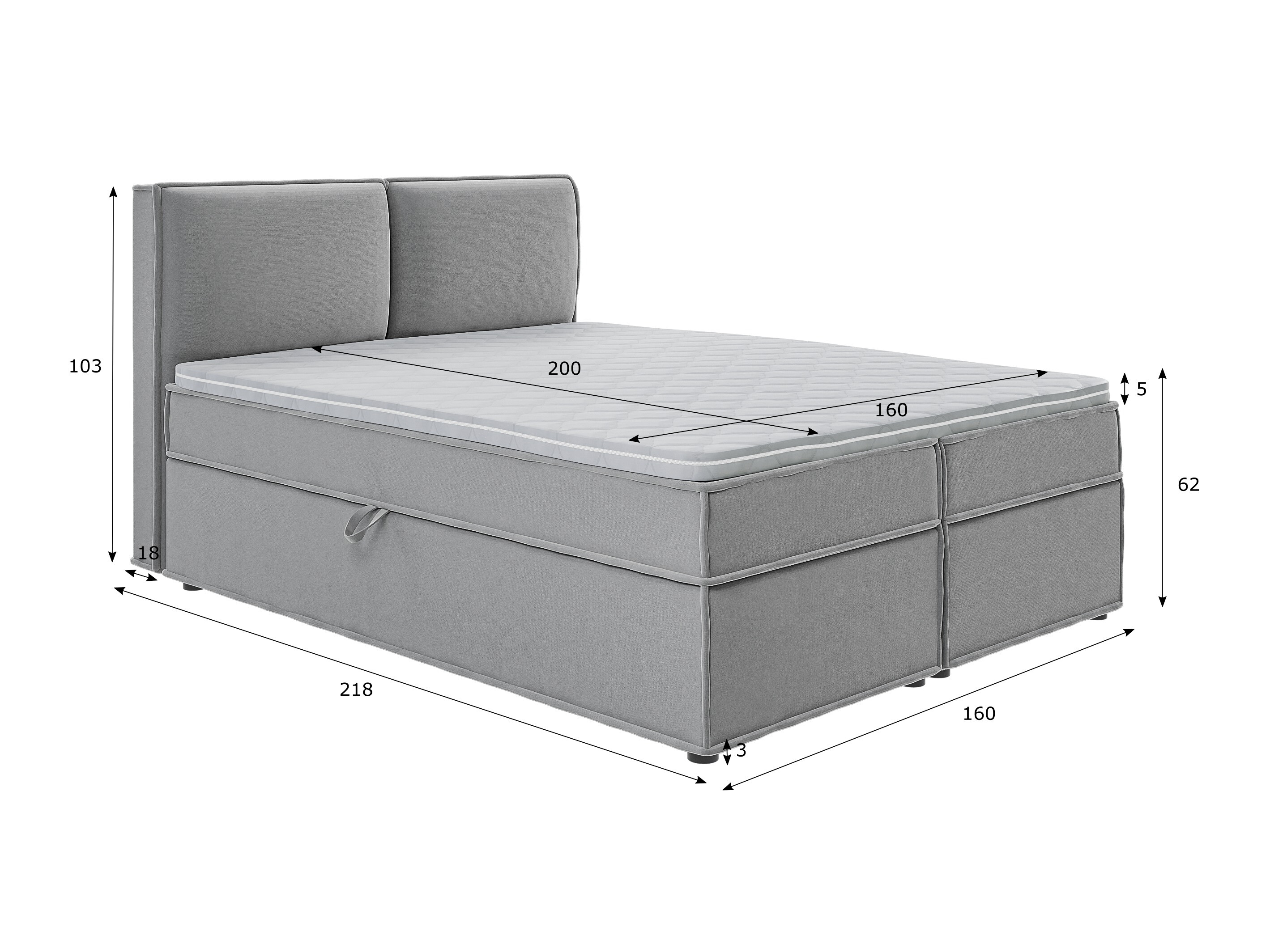 Pat boxspring Rocklin 175 (Enjoy New 21)