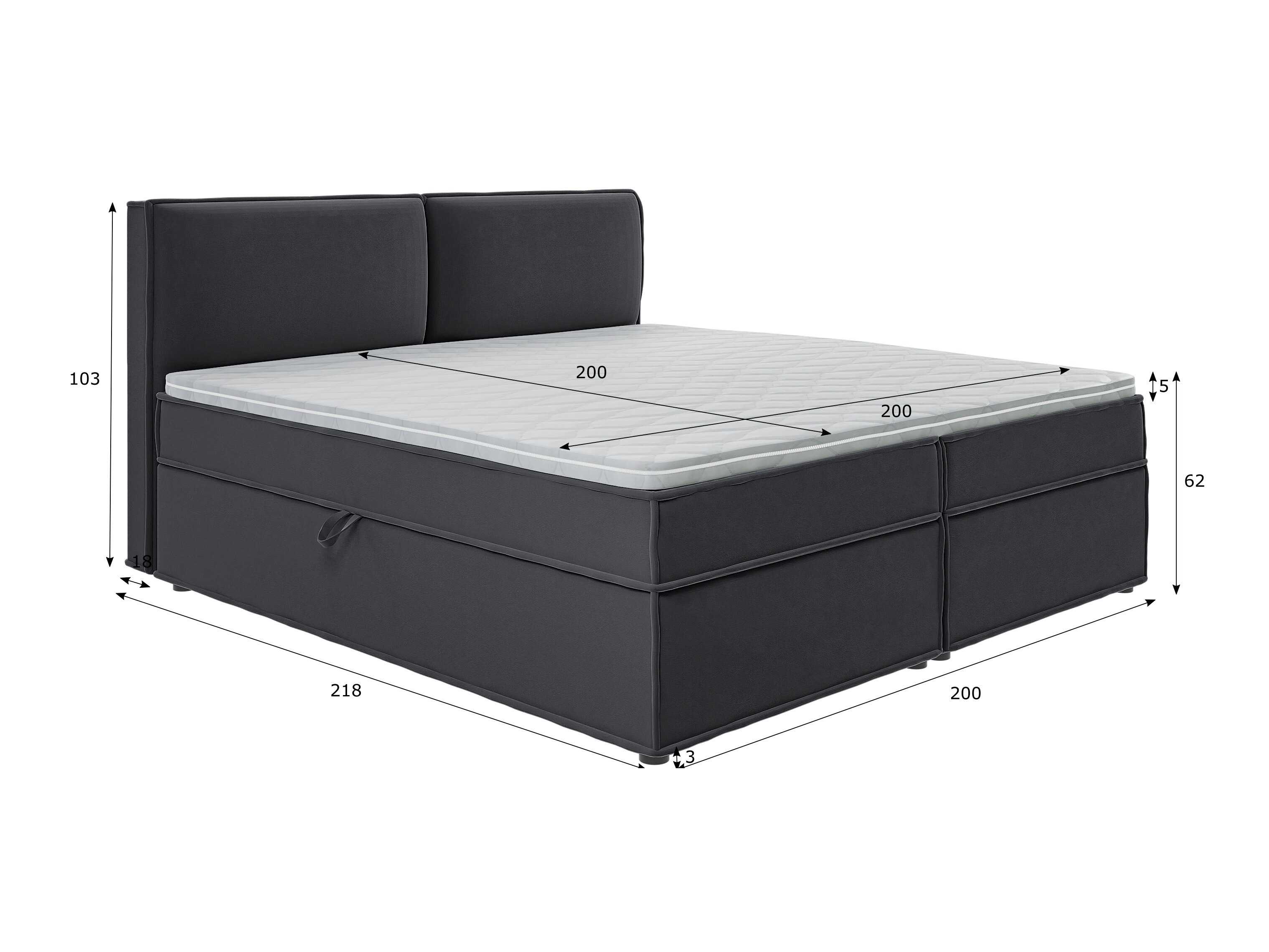 Pat boxspring Rocklin 175 (Enjoy New 24)