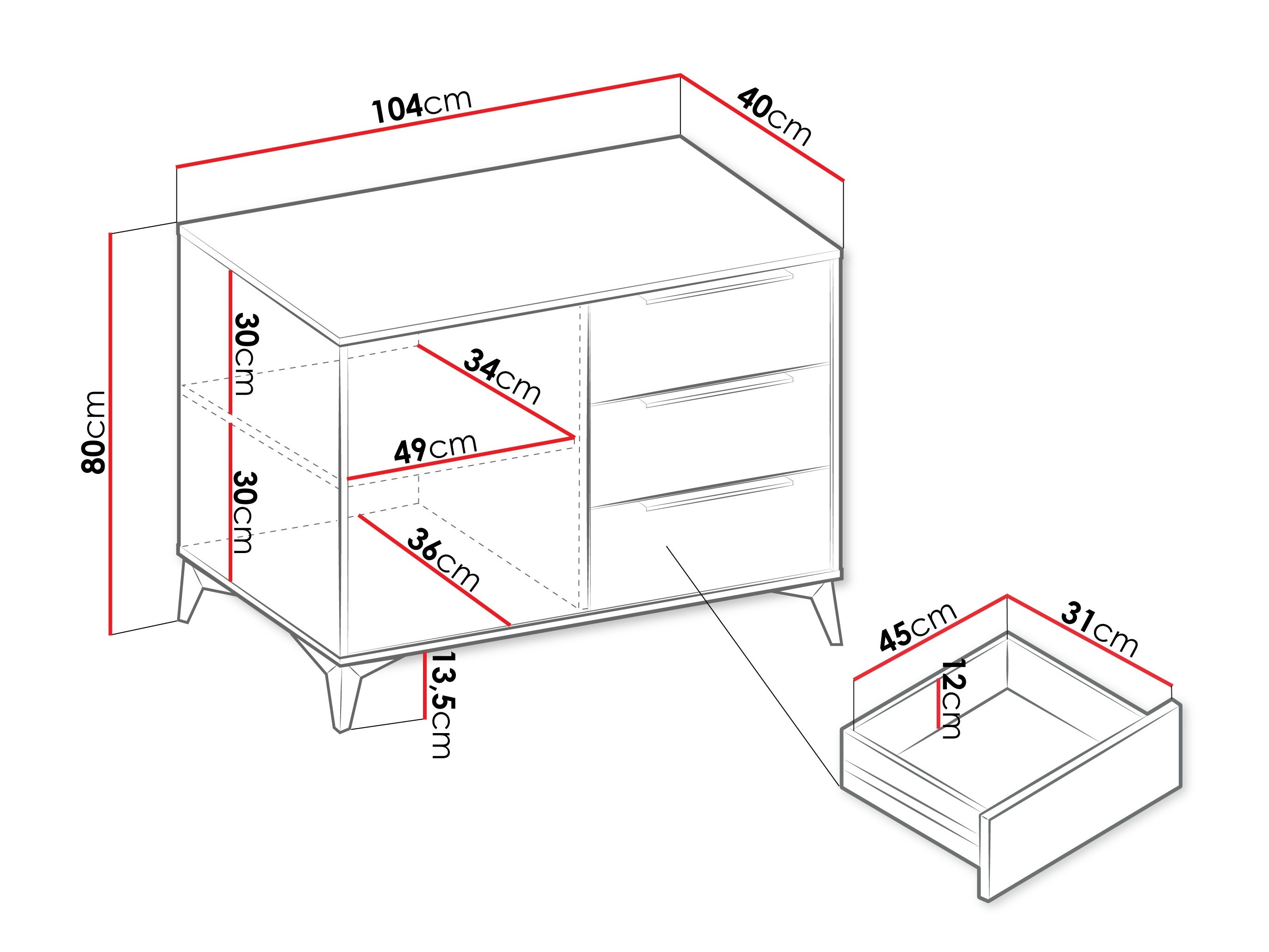 Comodă Comfivo Citrus II
