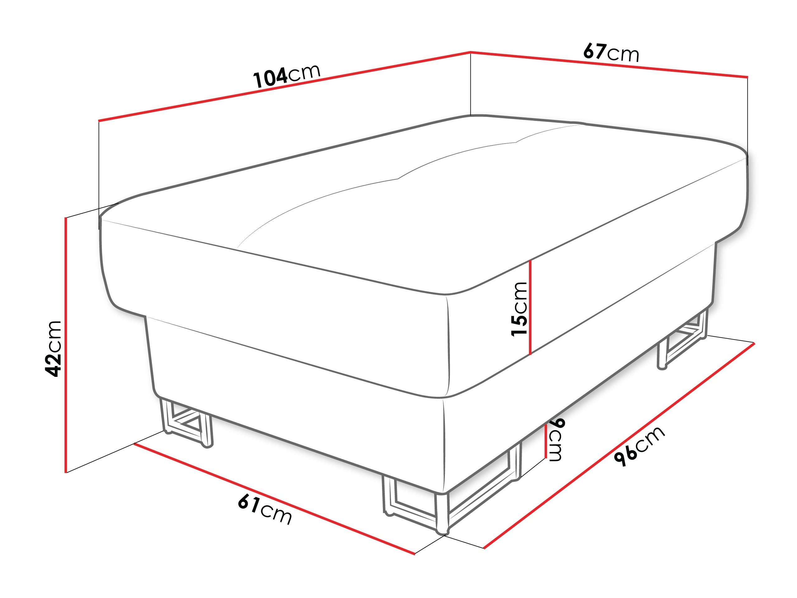 Bancă tapițată Comfivo Ruta (Margo 227.09)
