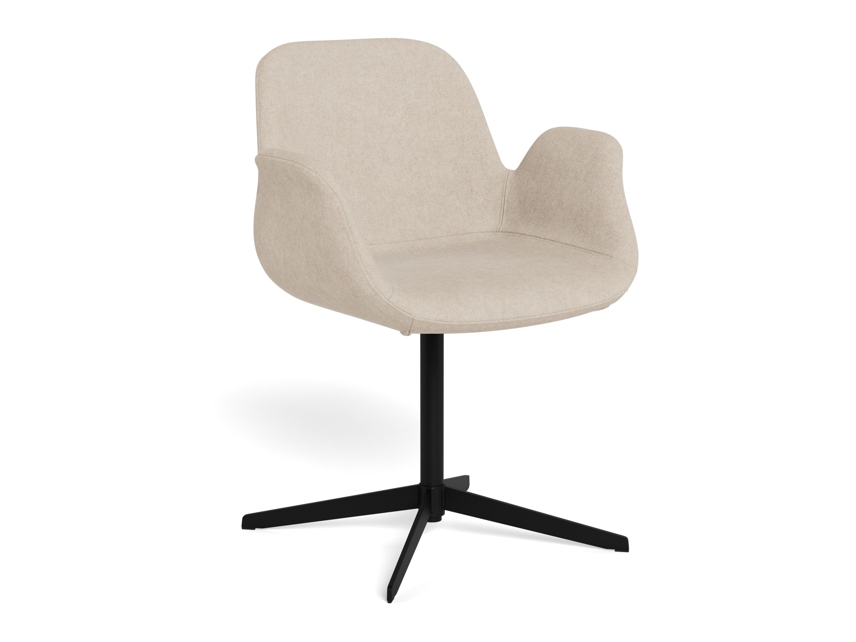 Scaun Norsica 1058 (Negru + Maro deschis)