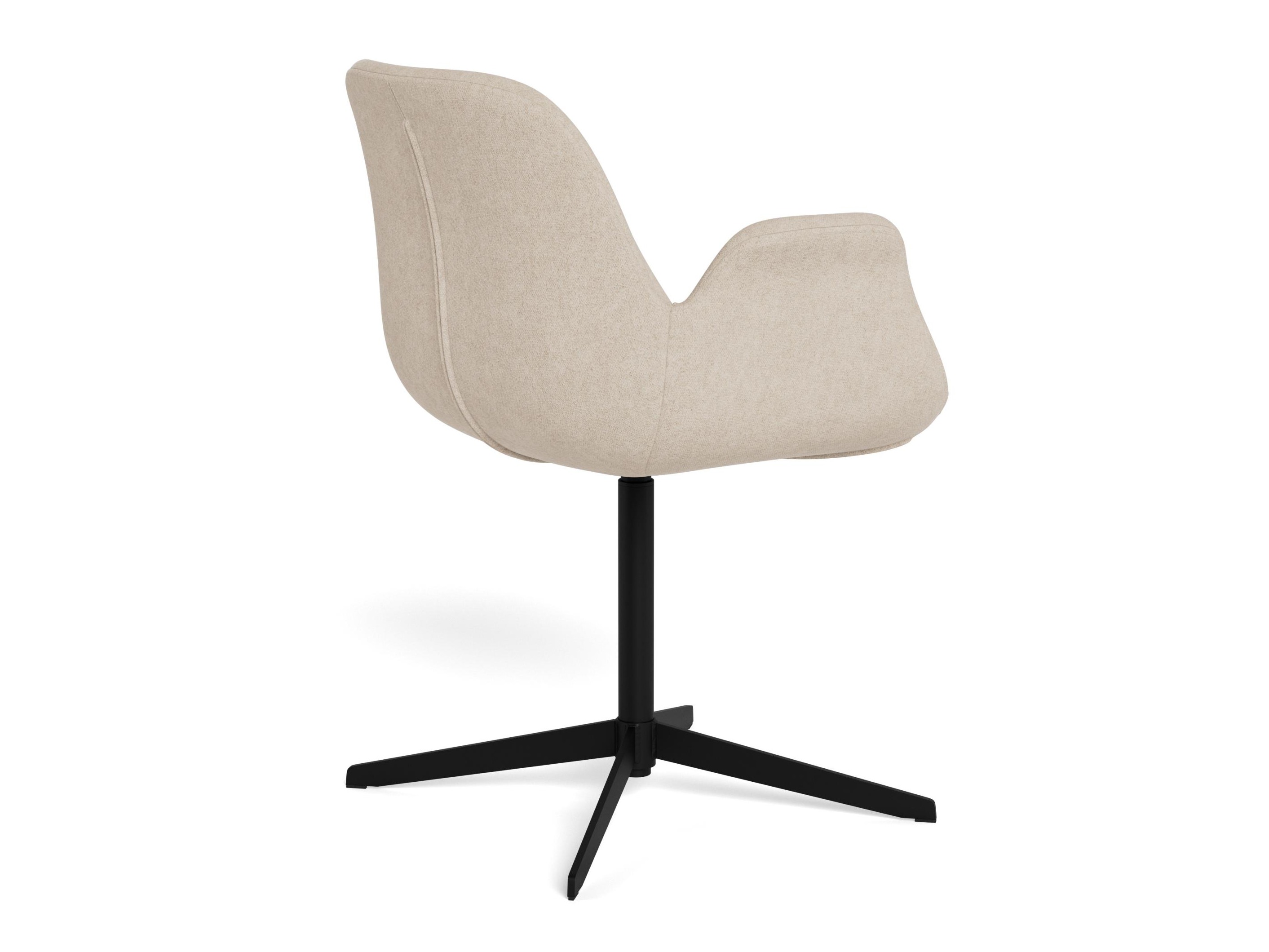 Scaun Norsica 1058 (Negru + Maro deschis)