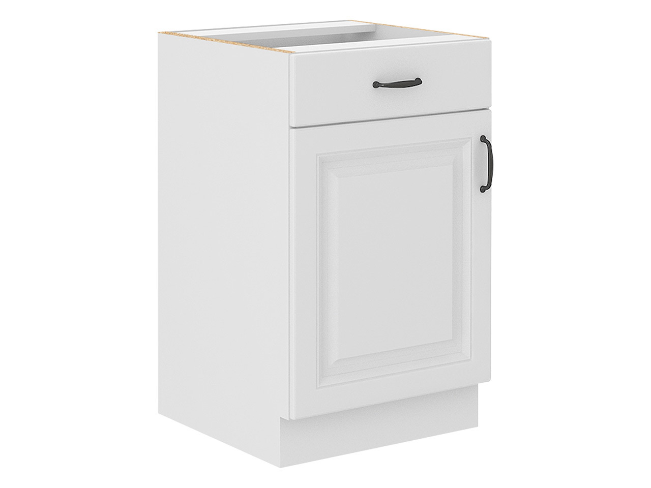 Dulap modular cu sertar și uși Retro White 105